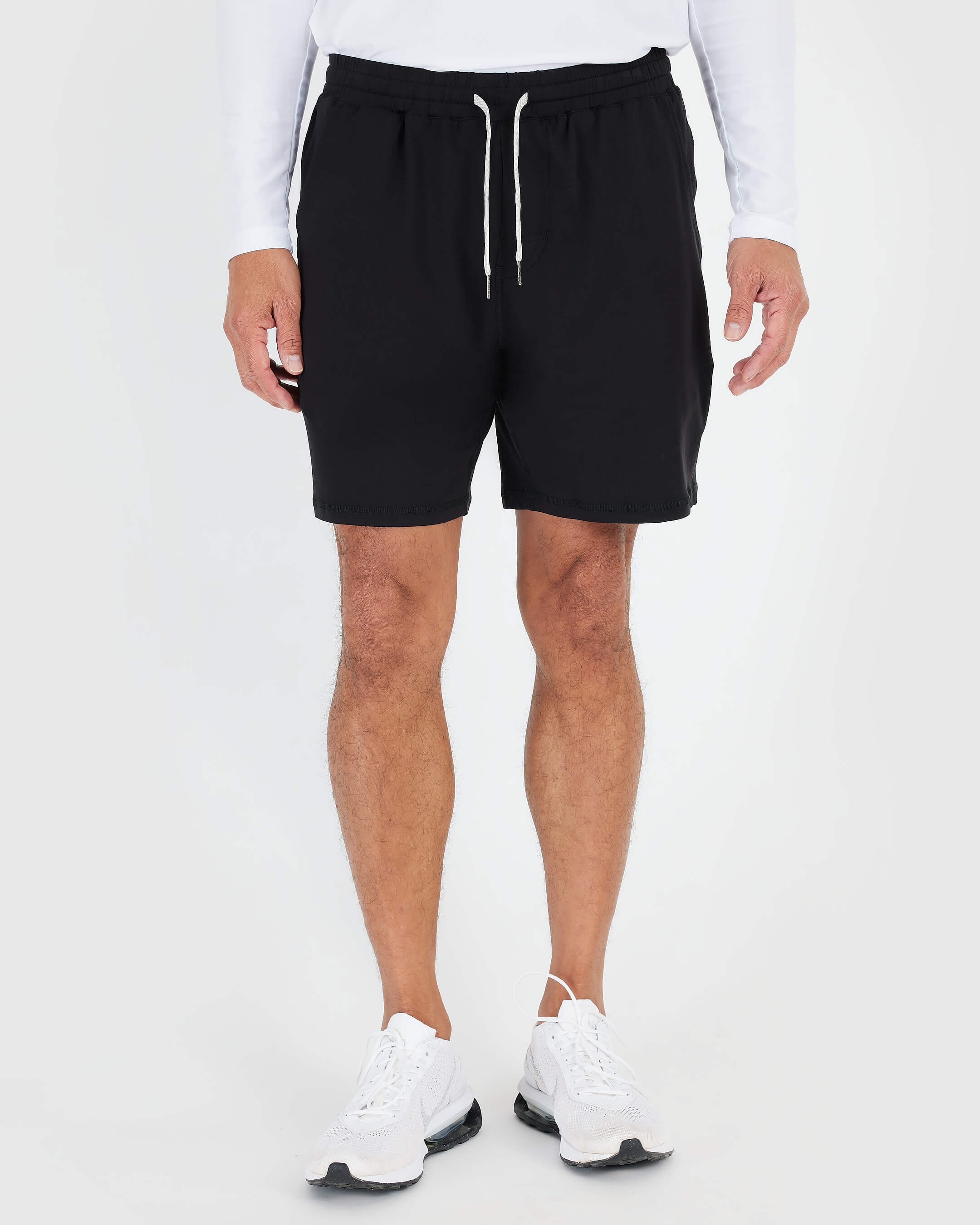 Black & Dark Heather Navy Active Comfort Shorts 2-Pack - Image 2