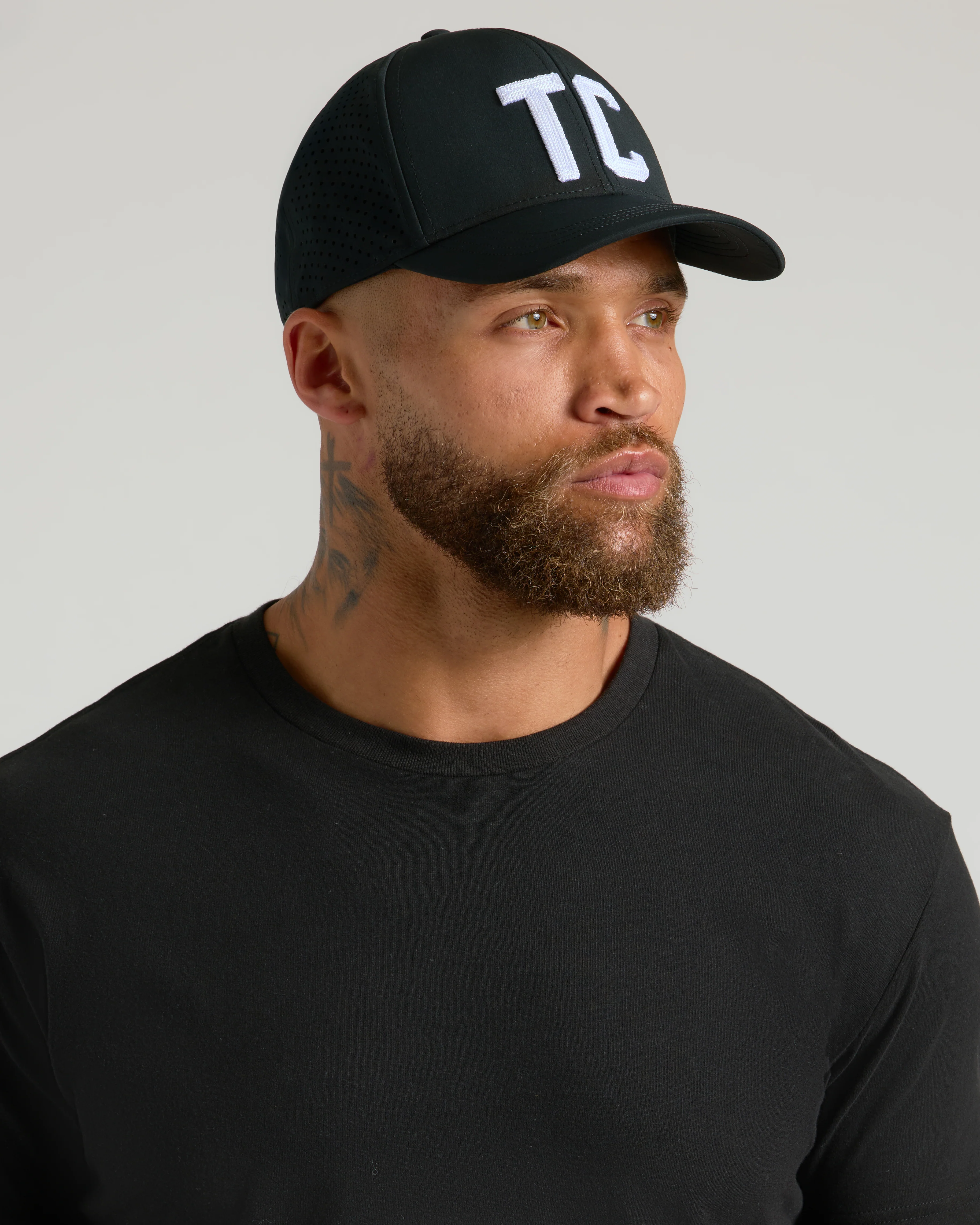 Black Embroidered True Classic Hat - Image 2