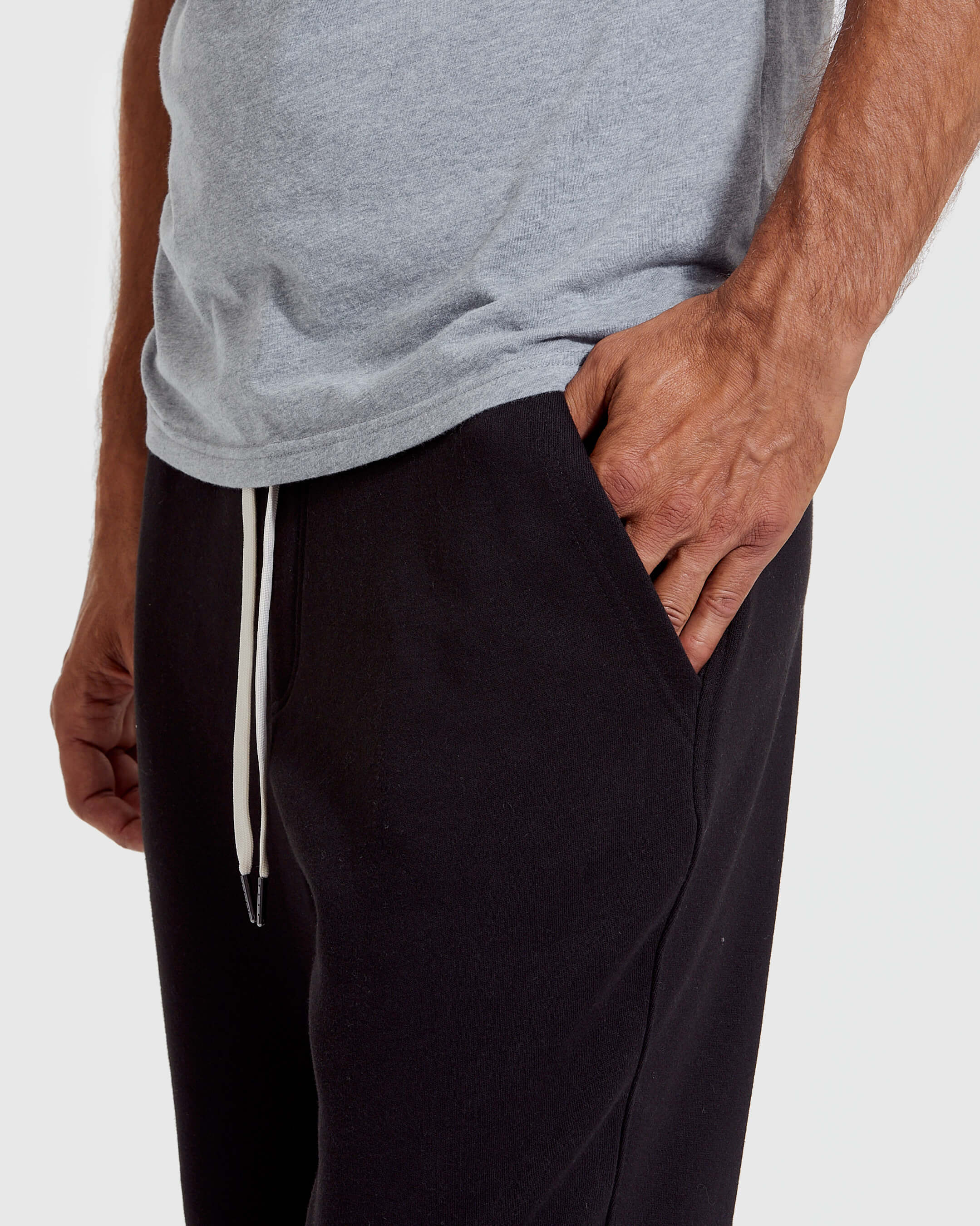 Black Full Zip Fleece Hoodie & Jogger 2-Pack - Image 7