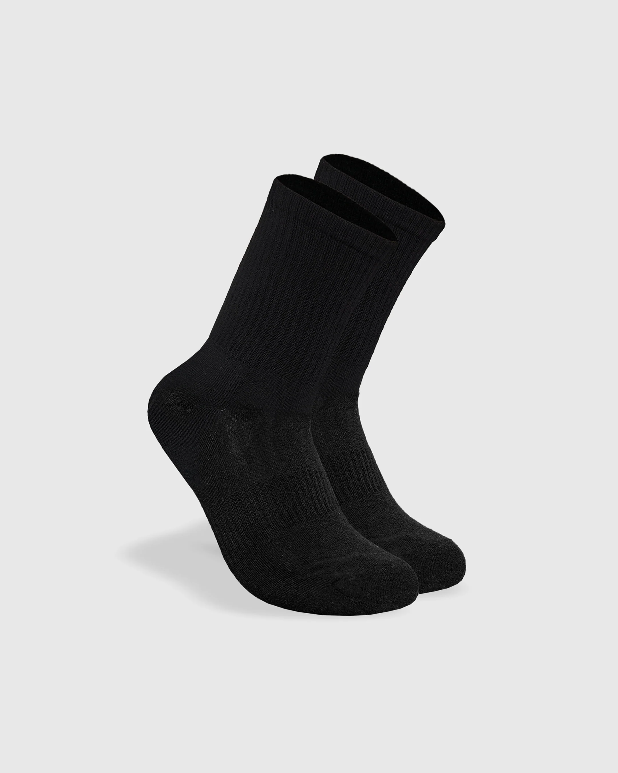 Black Half Crew Socks 12-Pack - Image 5