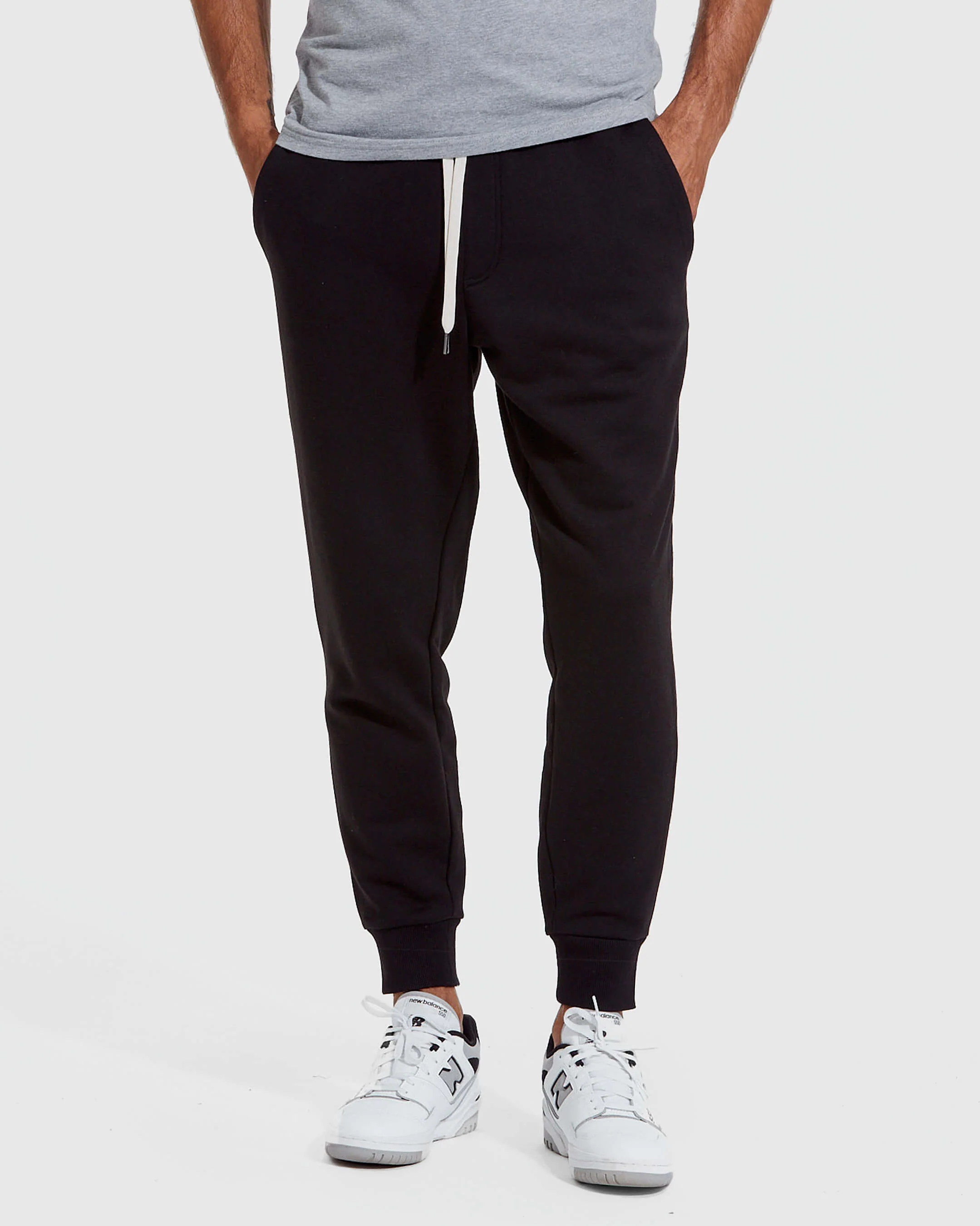 Black Quarter Zip Fleece Sweatshirt & Jogger 2-Pack - Image 5