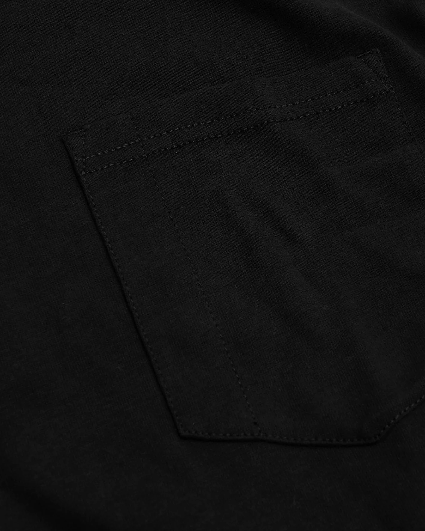 Black & Navy Heavyweight Long Sleeve Pocket Crew 2-PacK - Image 8