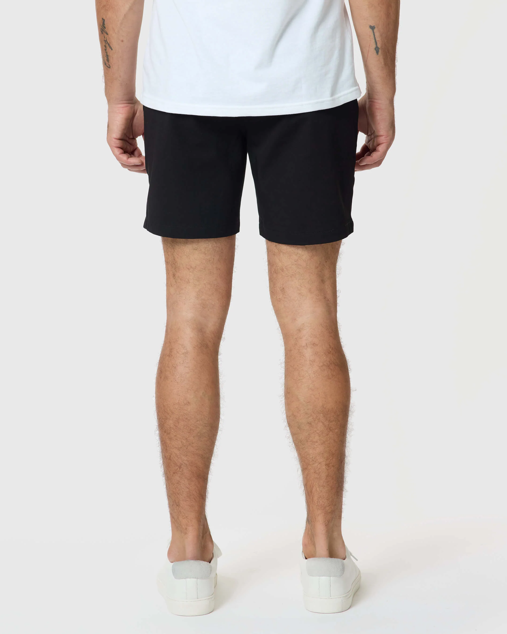 7" Black Classic Twill Shorts - Image 3