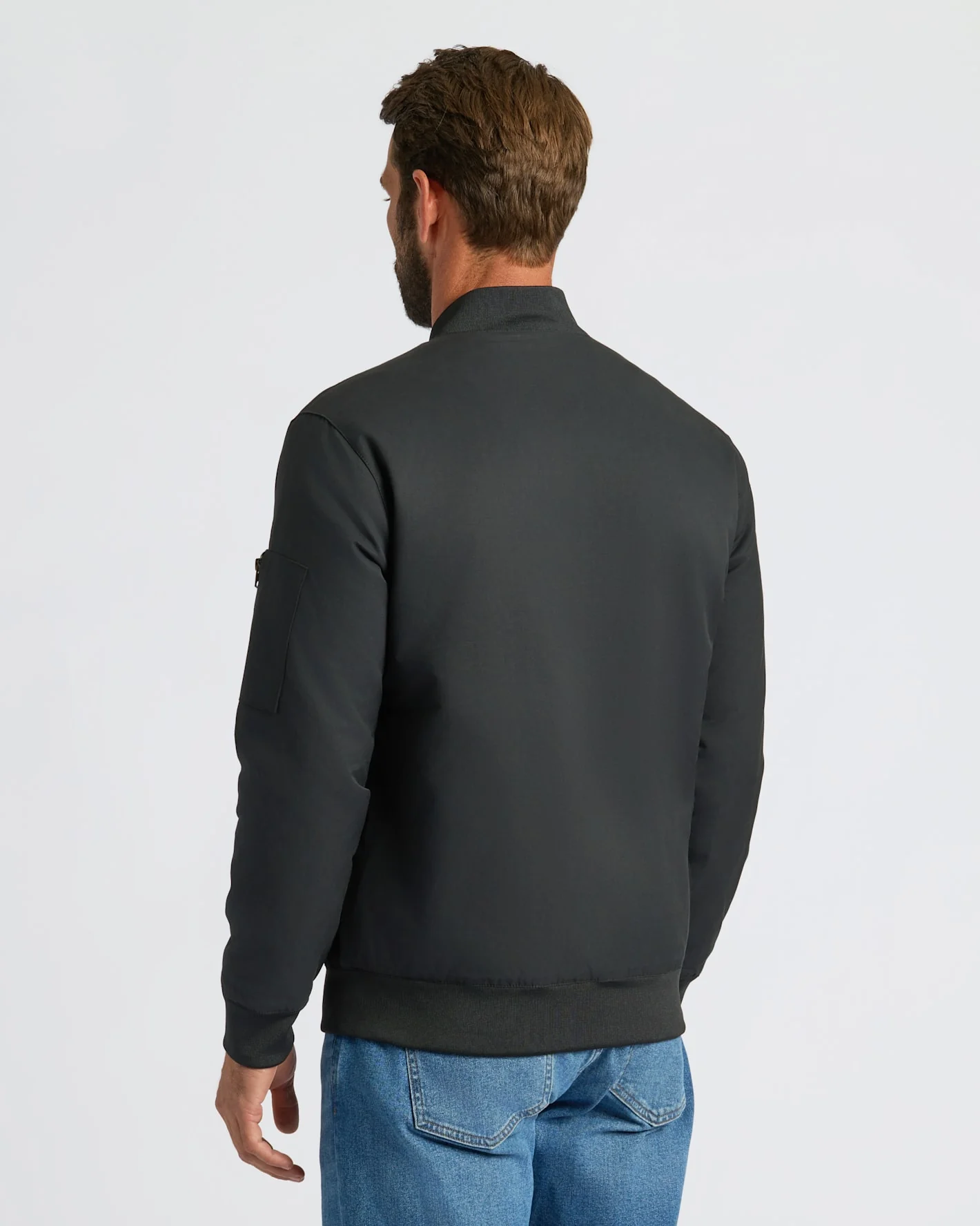 Black Bomber Jacket - Image 6