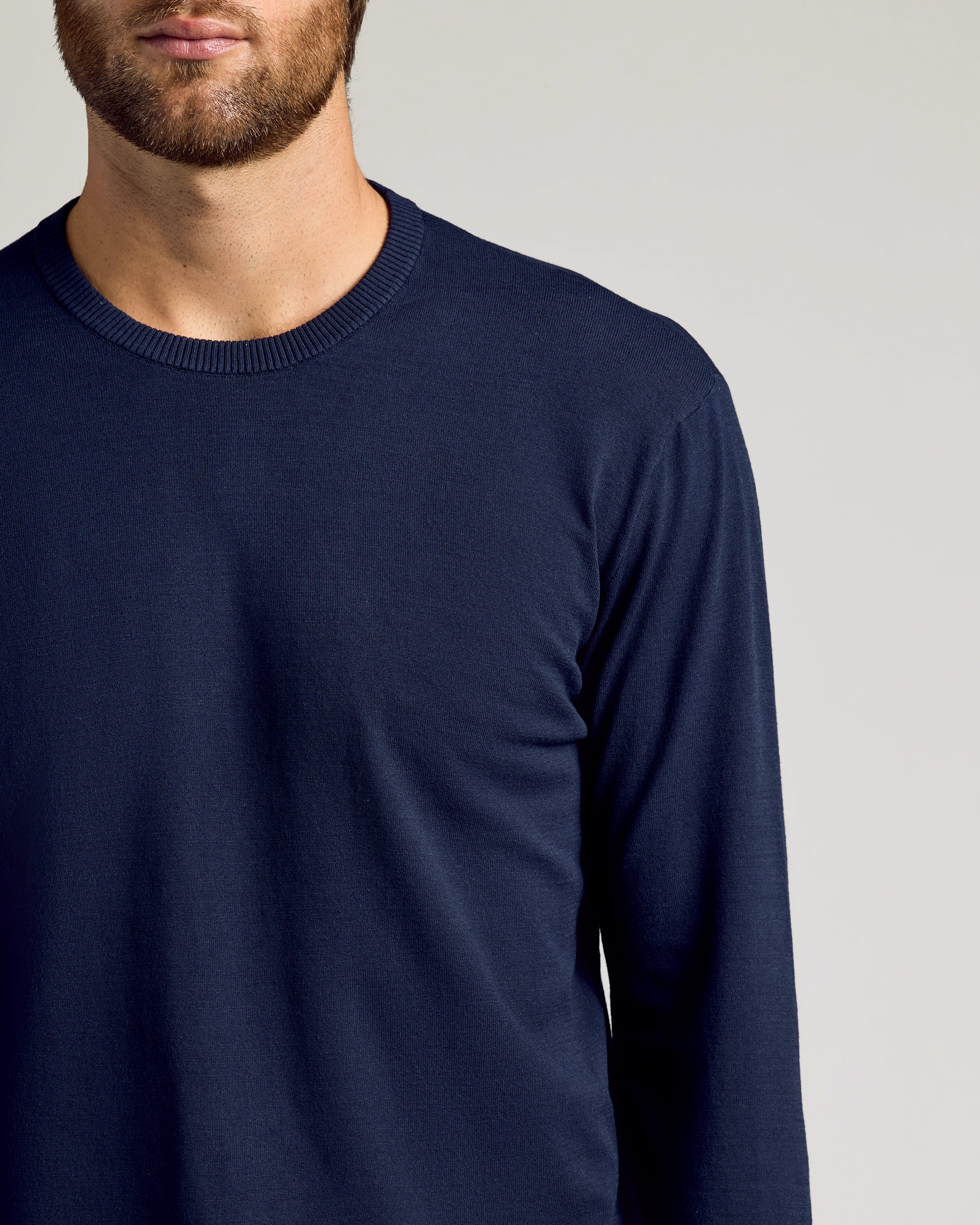 Black & Navy Crew Neck Sweater 2-Pack - Image 6
