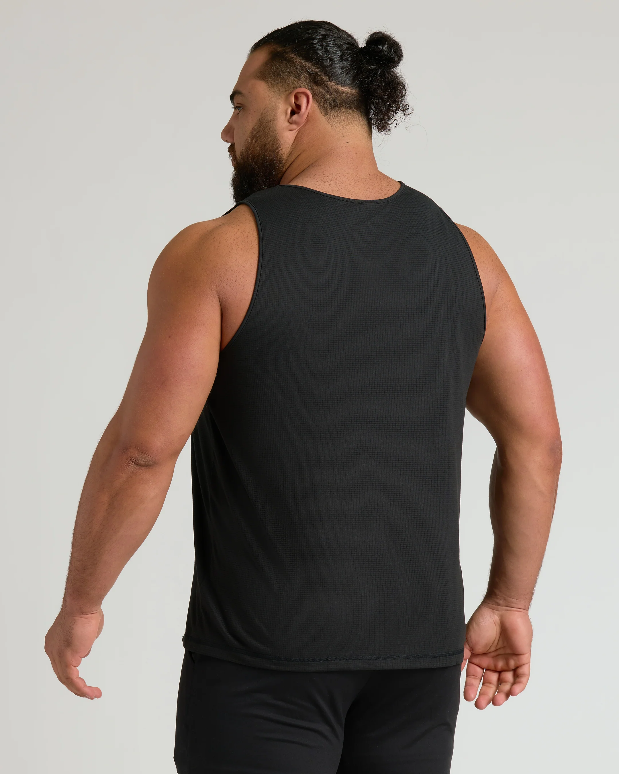 Black & Navy Sleeveless Active Mesh Tank 2-Pack - Image 4