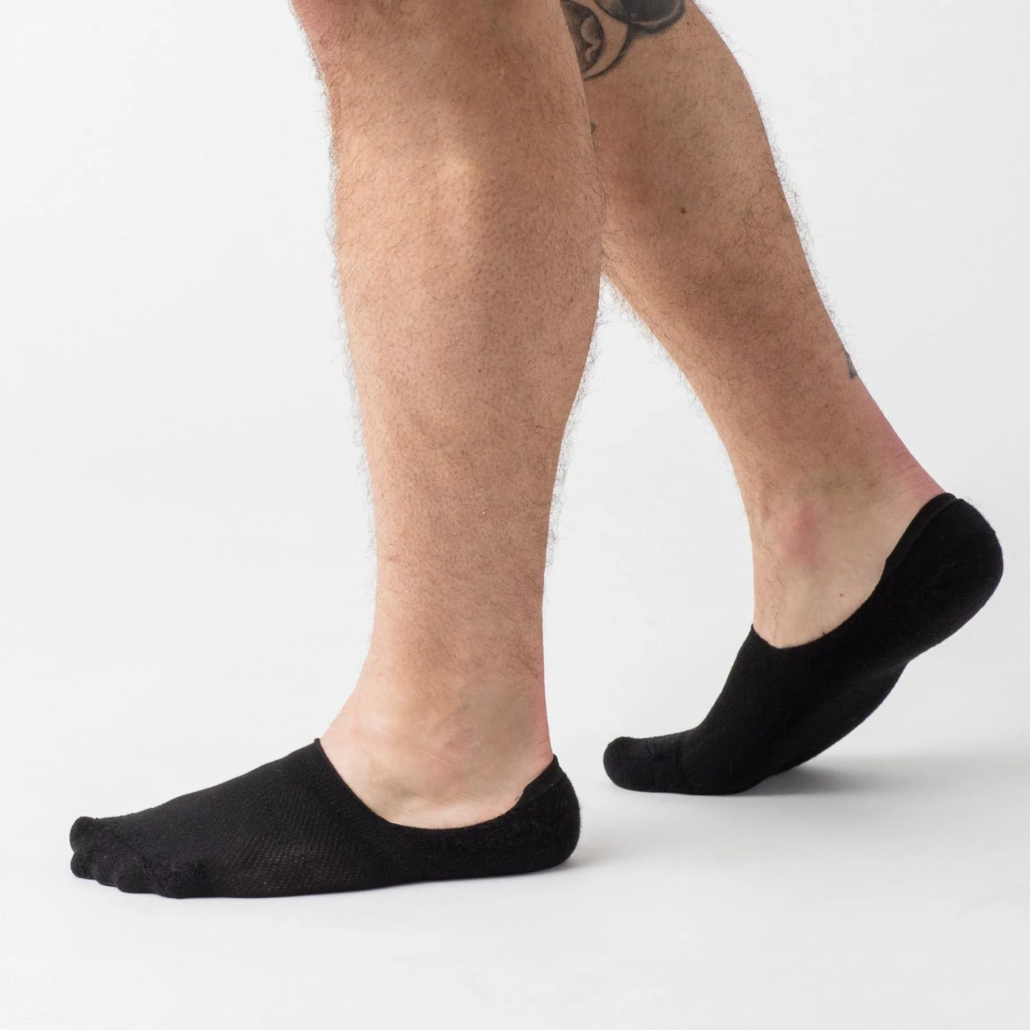 Black Never Show Socks 6-Pack - Image 4