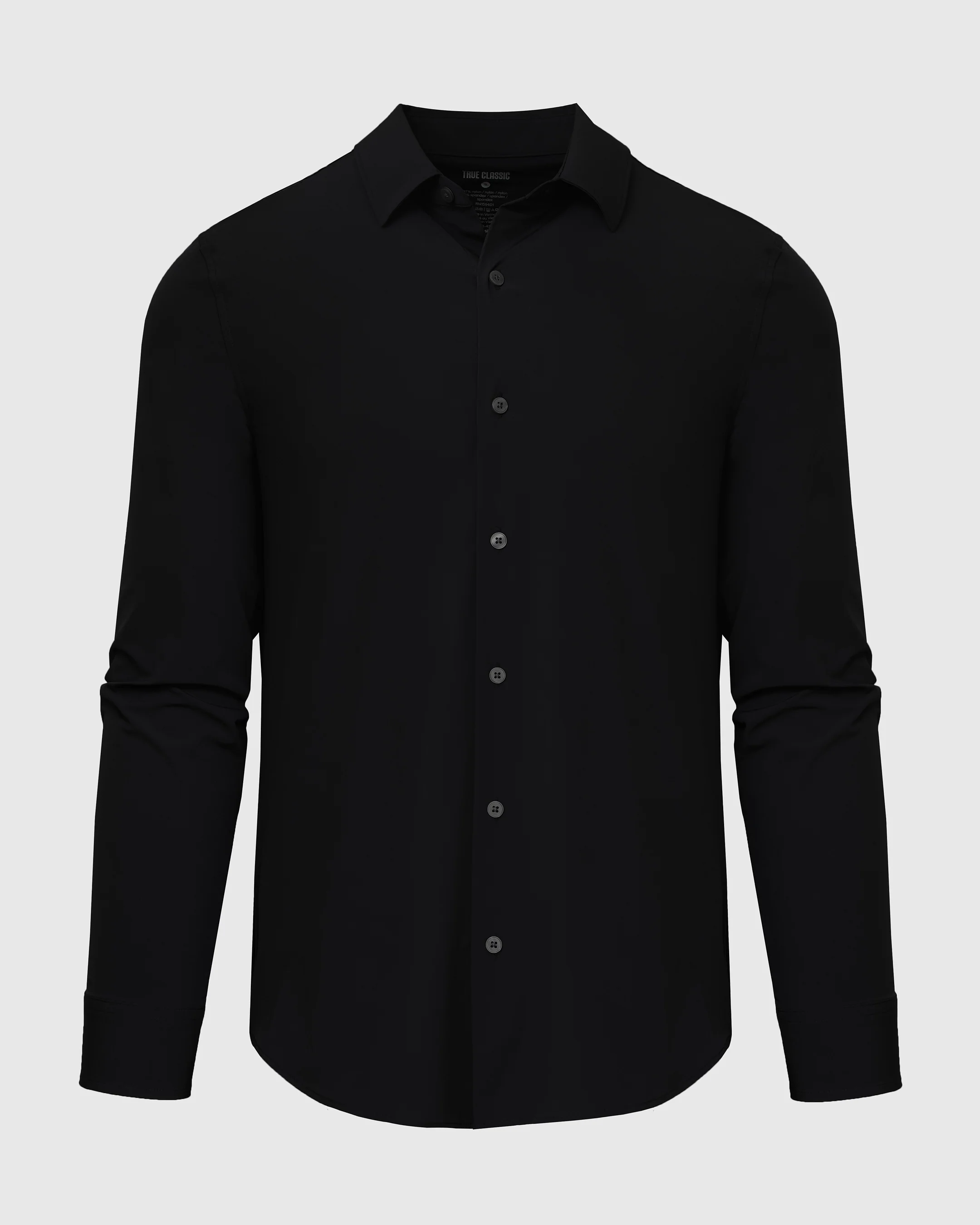 Black Lightweight Dress Shirt - Image 2