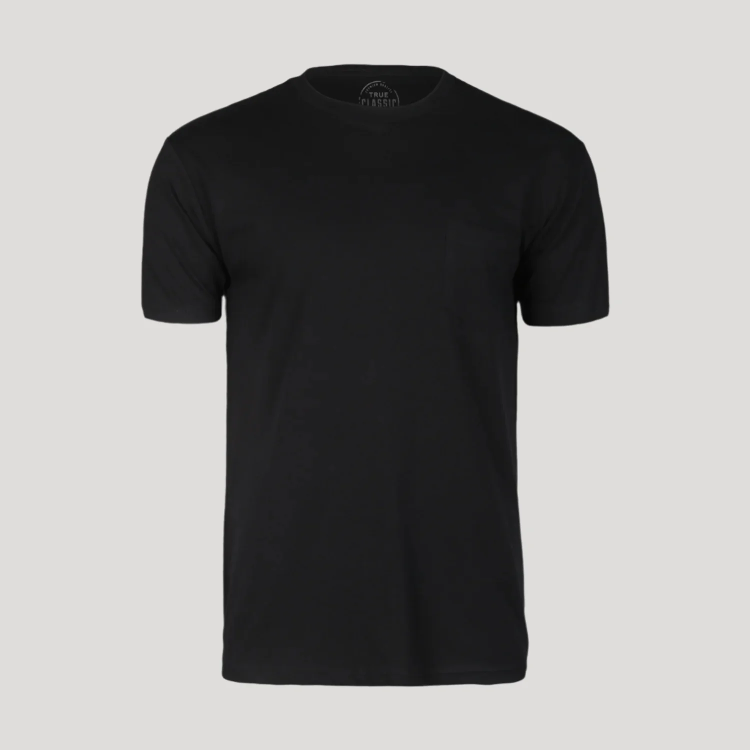 Black Pocket Crew Tee - Image 2