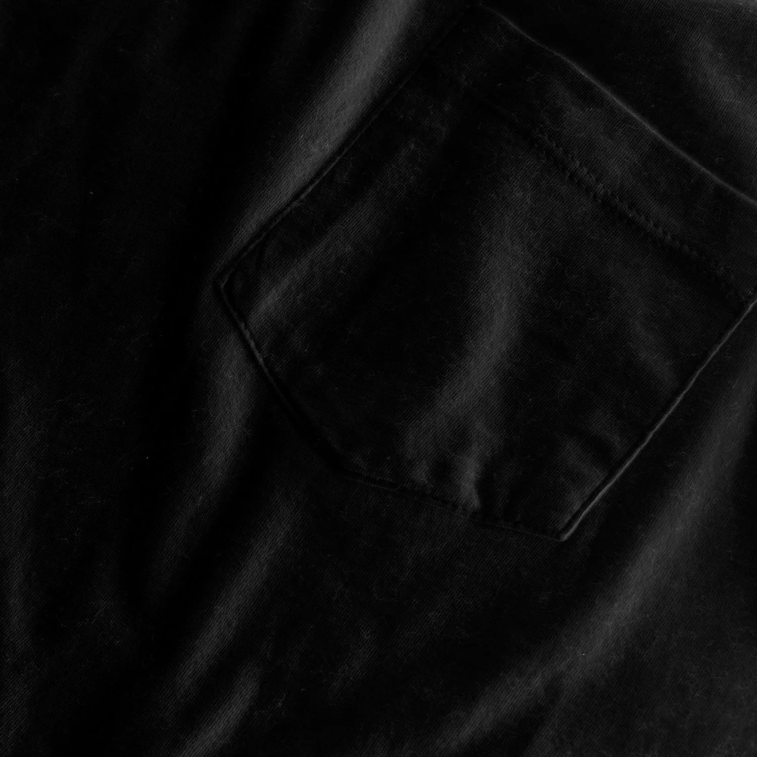 Black Pocket Crew Tee - Image 8
