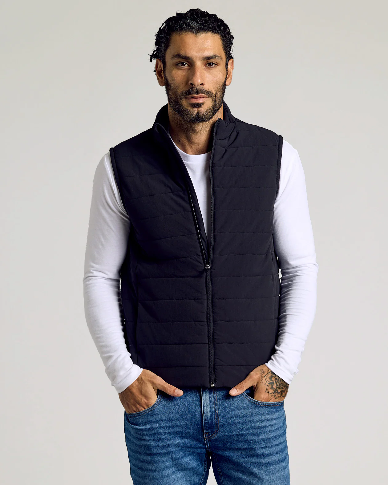 Black Puffer Vest