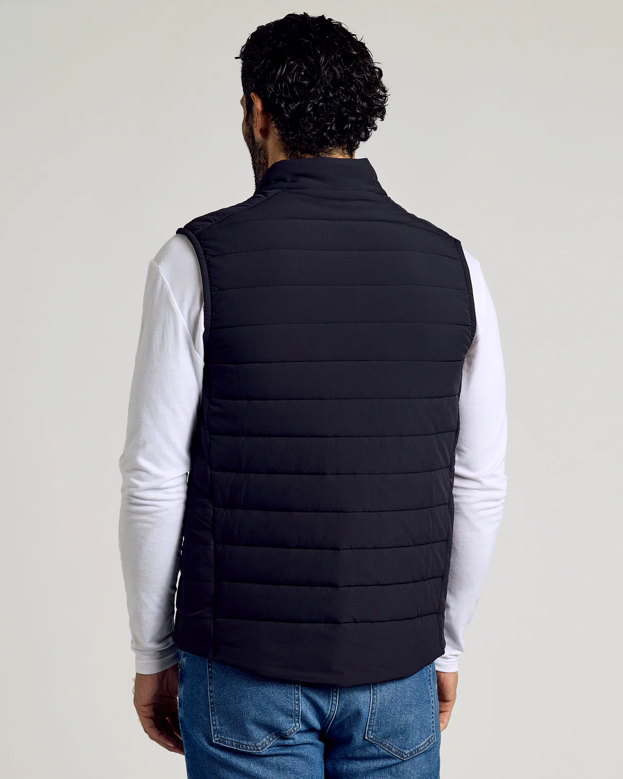 Black Puffer Vest - Image 4