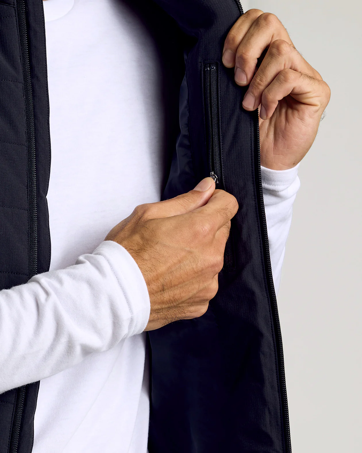 Black Puffer Vest - Image 6