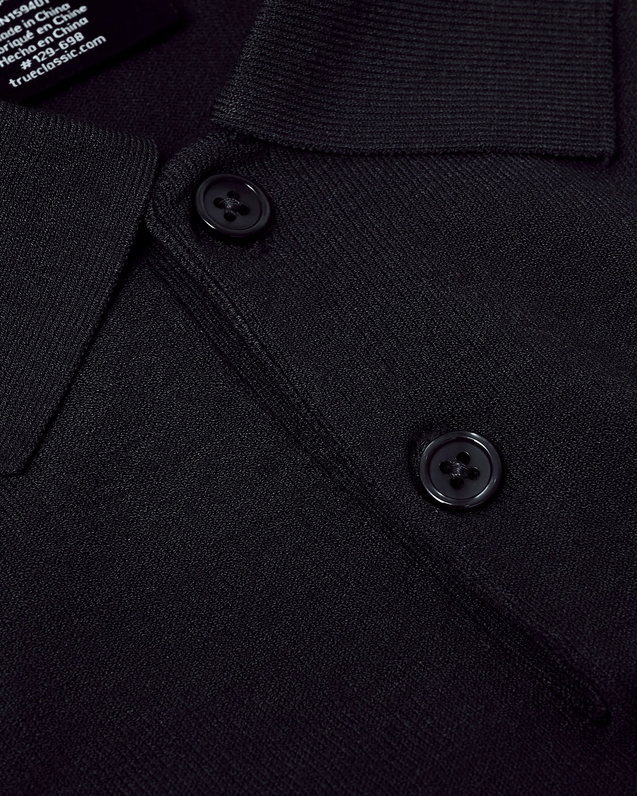 Black Dressy Polo - Image 7