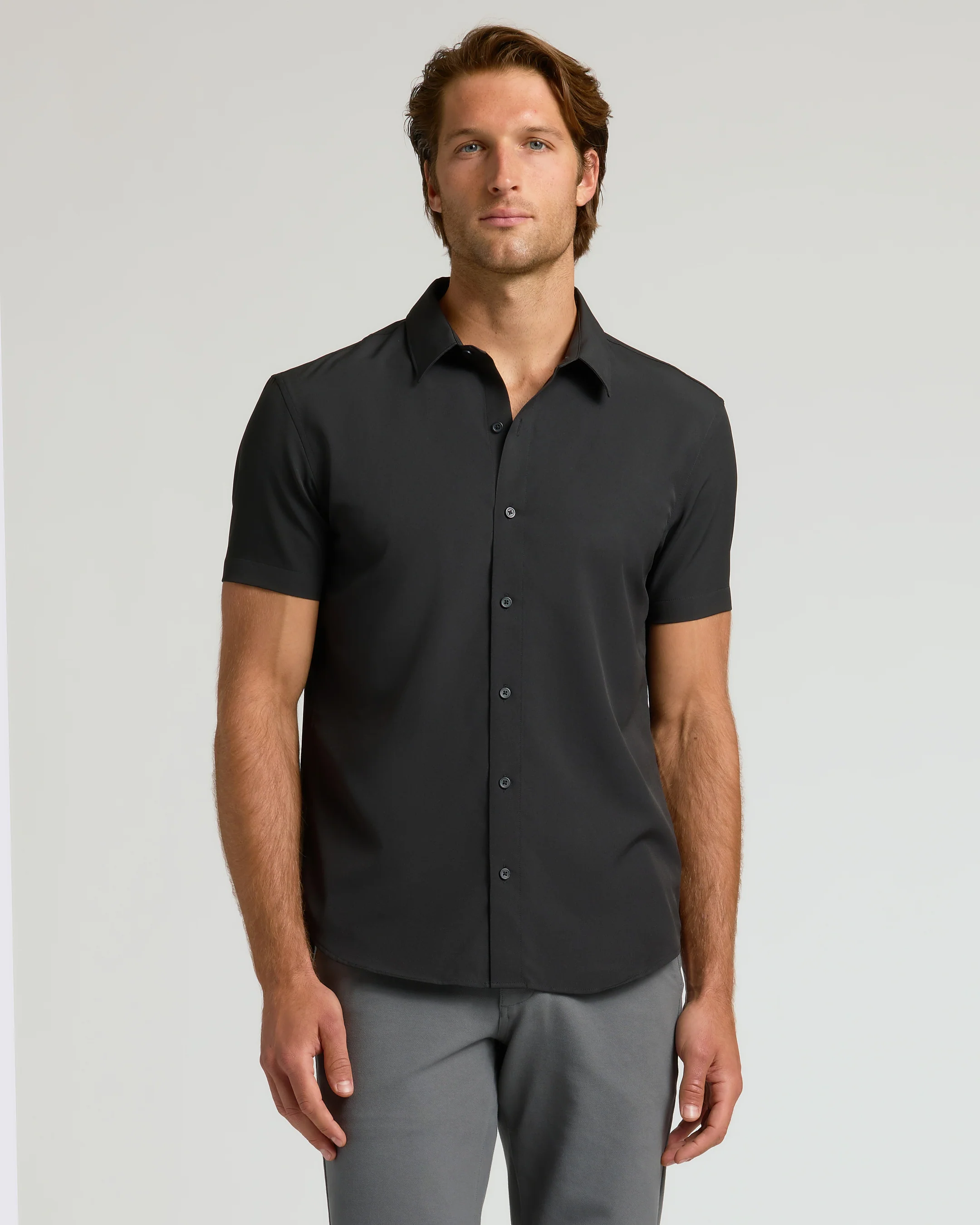 Black Performance Dress Shirt