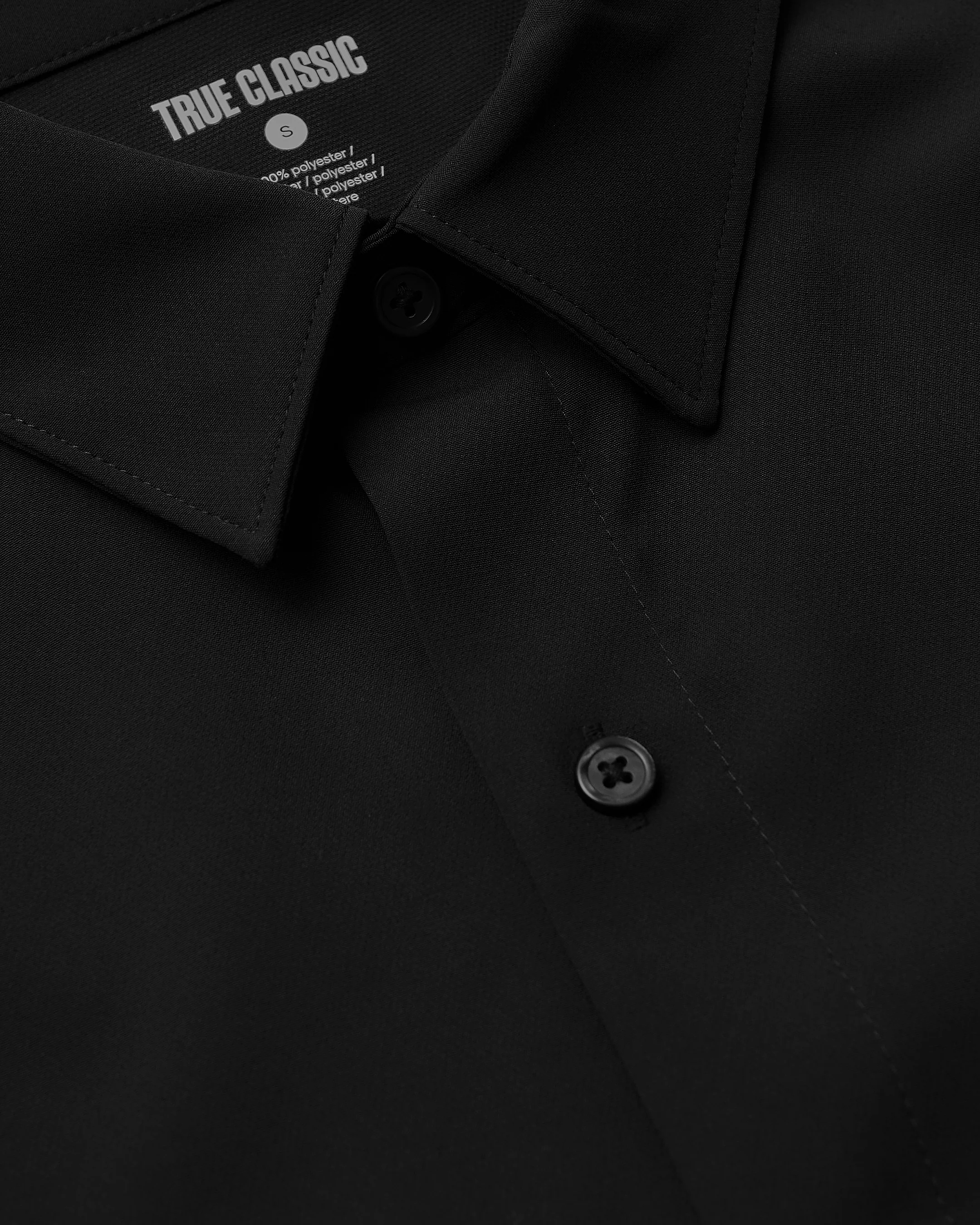 Black Performance Dress Shirt - Image 7