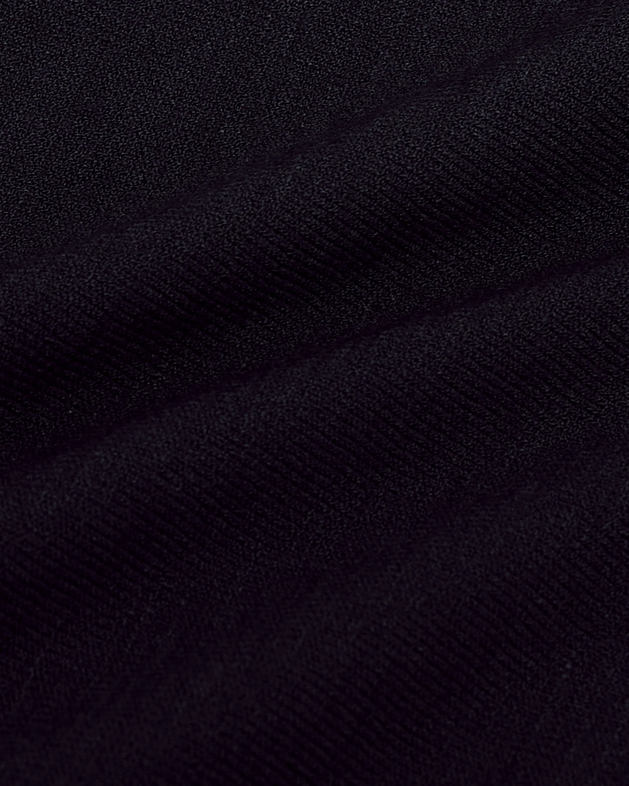 Black Short Sleeve Sweater Polo - Image 9