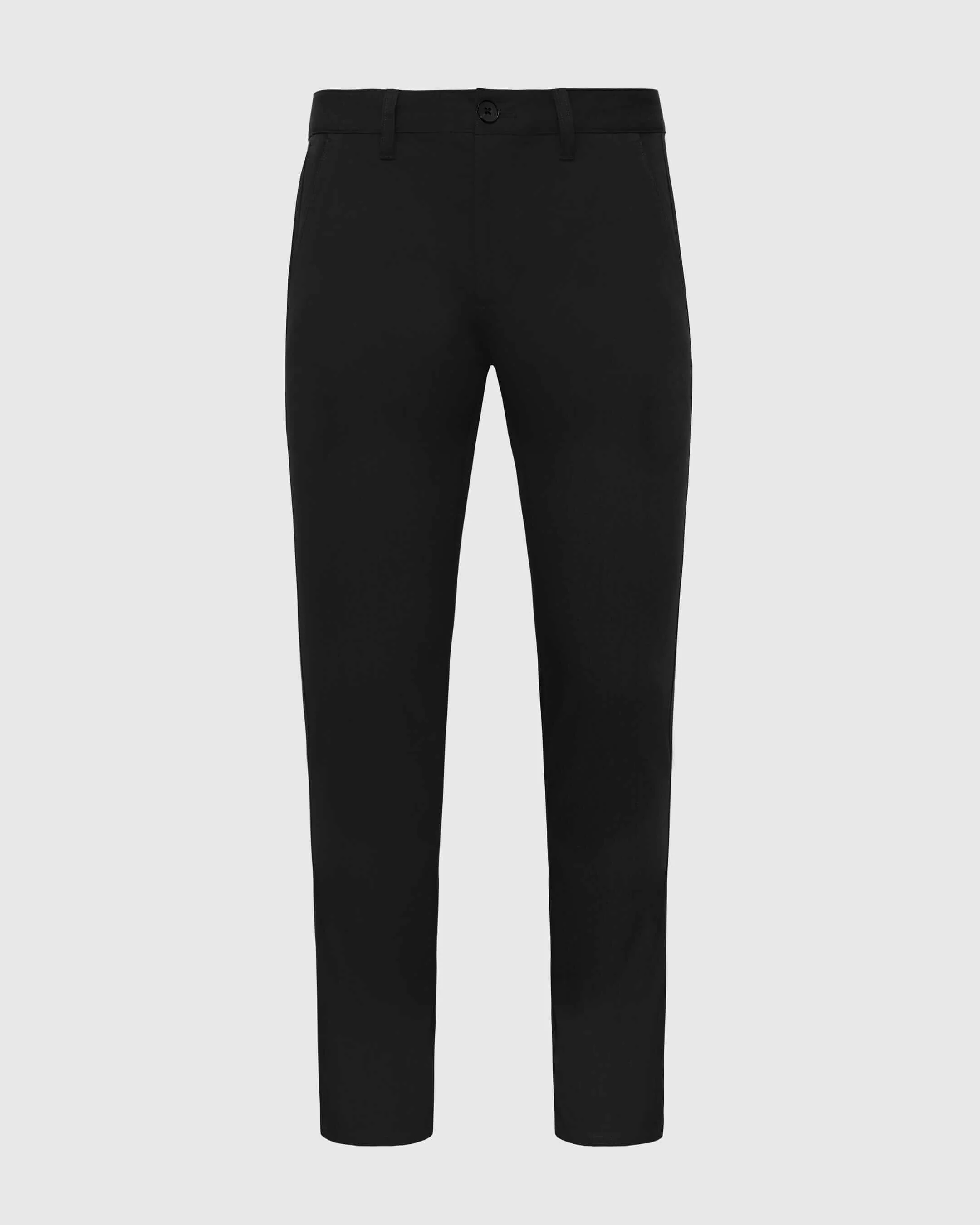 Black Slim Twill Chino Pant - Image 2
