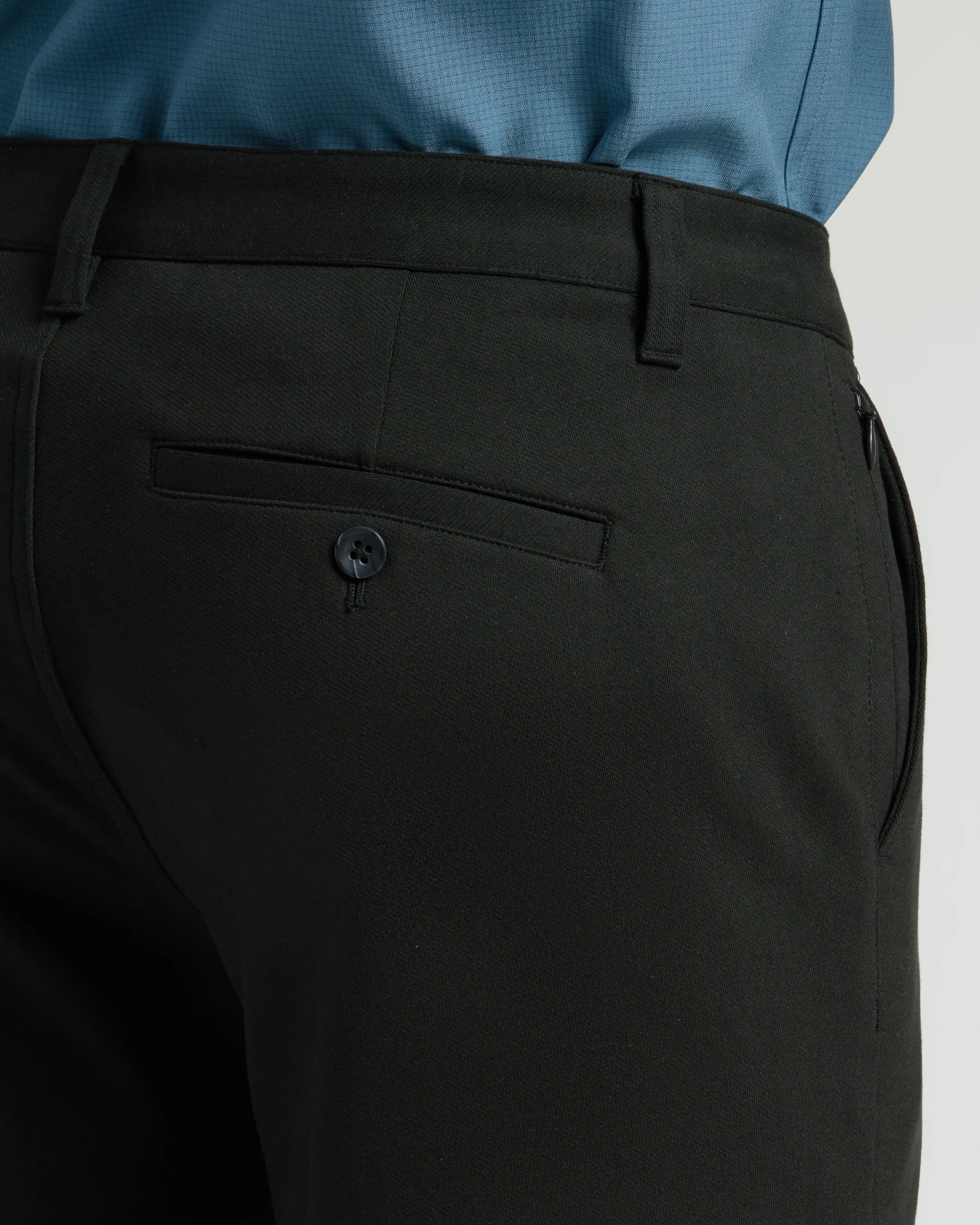 Black Straight Chino Pants 2.0 - Image 4