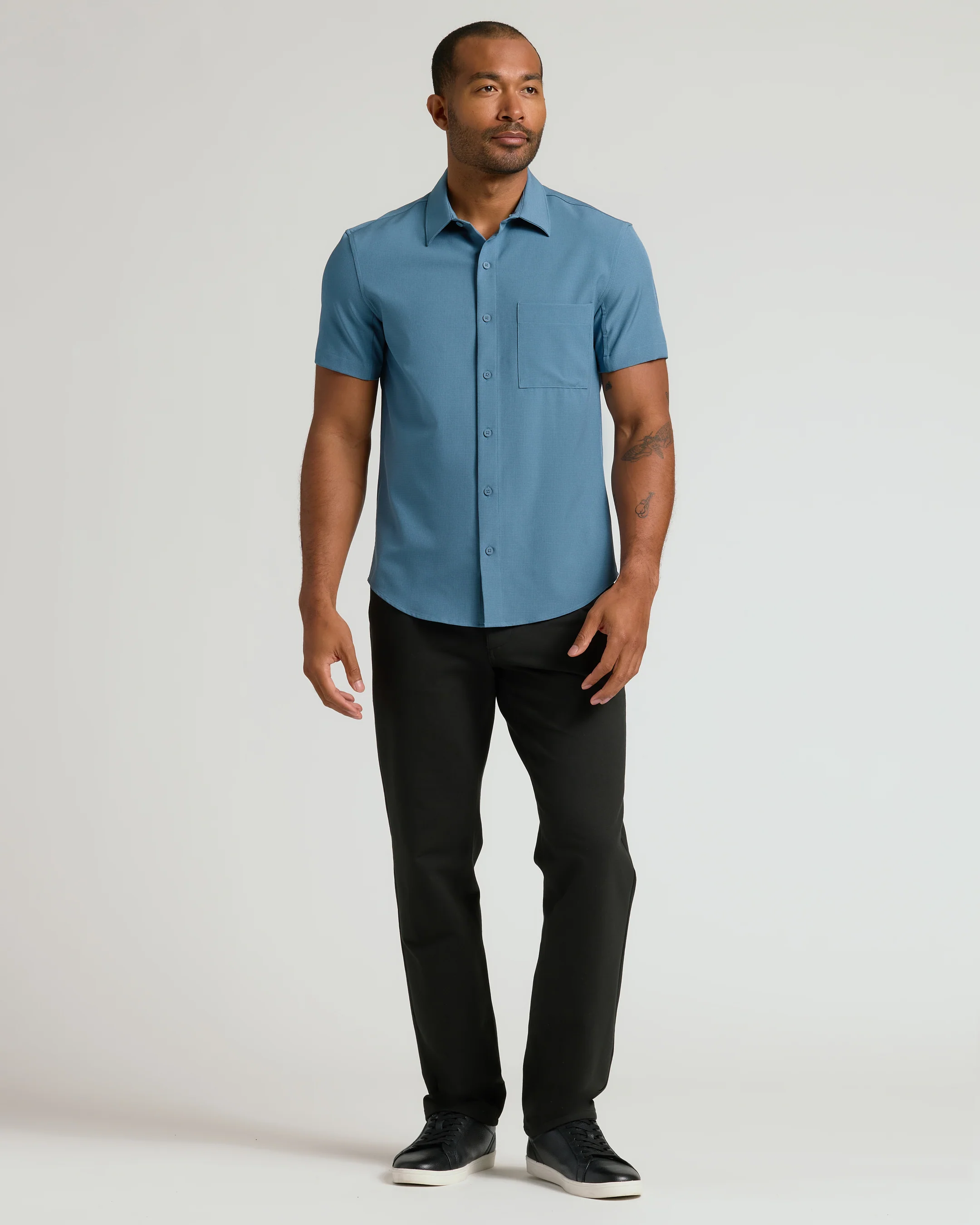 Black Straight Chino Pants 2.0 - Image 6