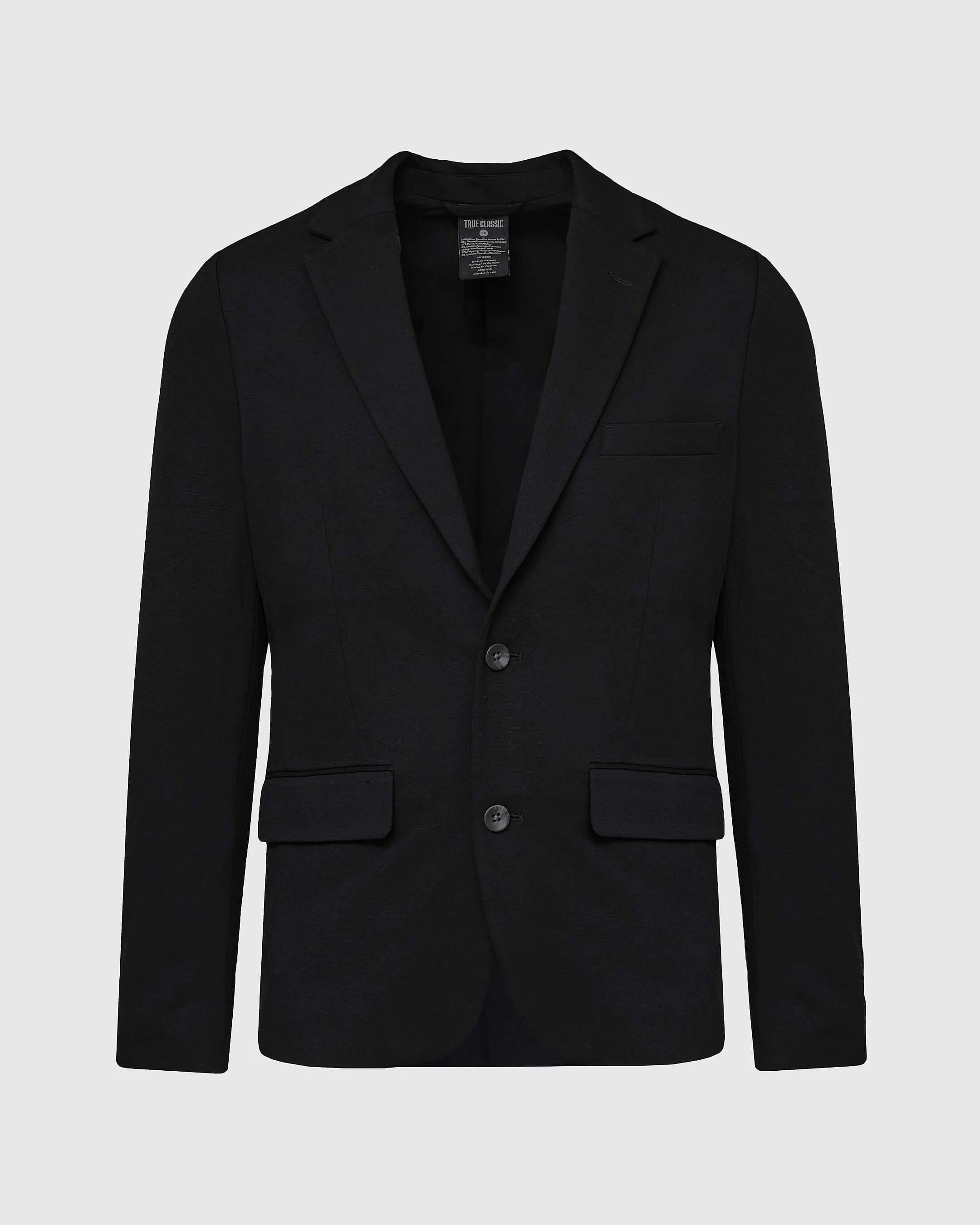 Black Comfort Knit Blazer - Image 2