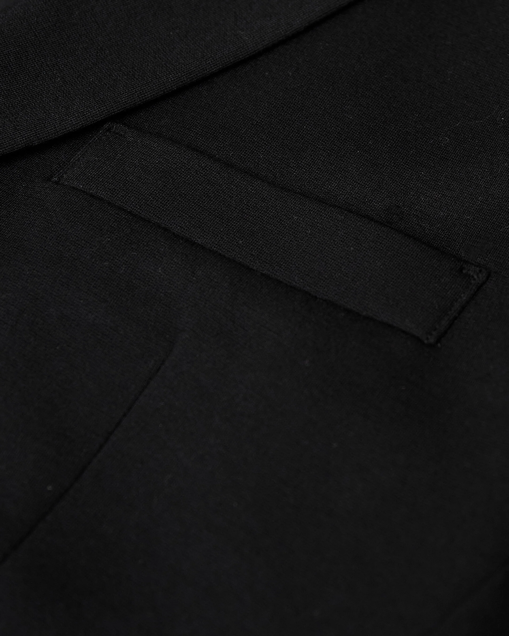 Black Comfort Knit Blazer - Image 9