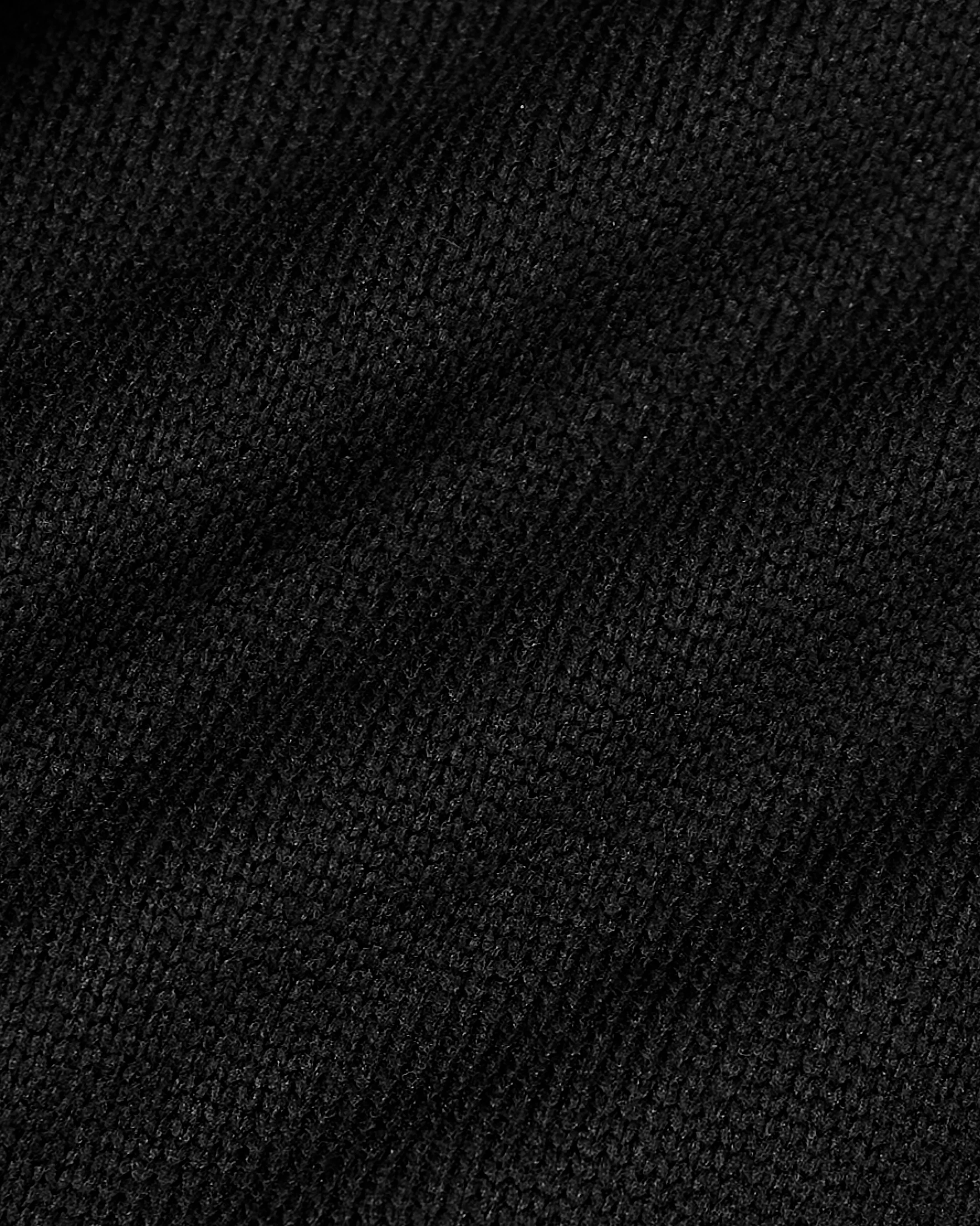Black Sweater Fleece Jacket - Image 8