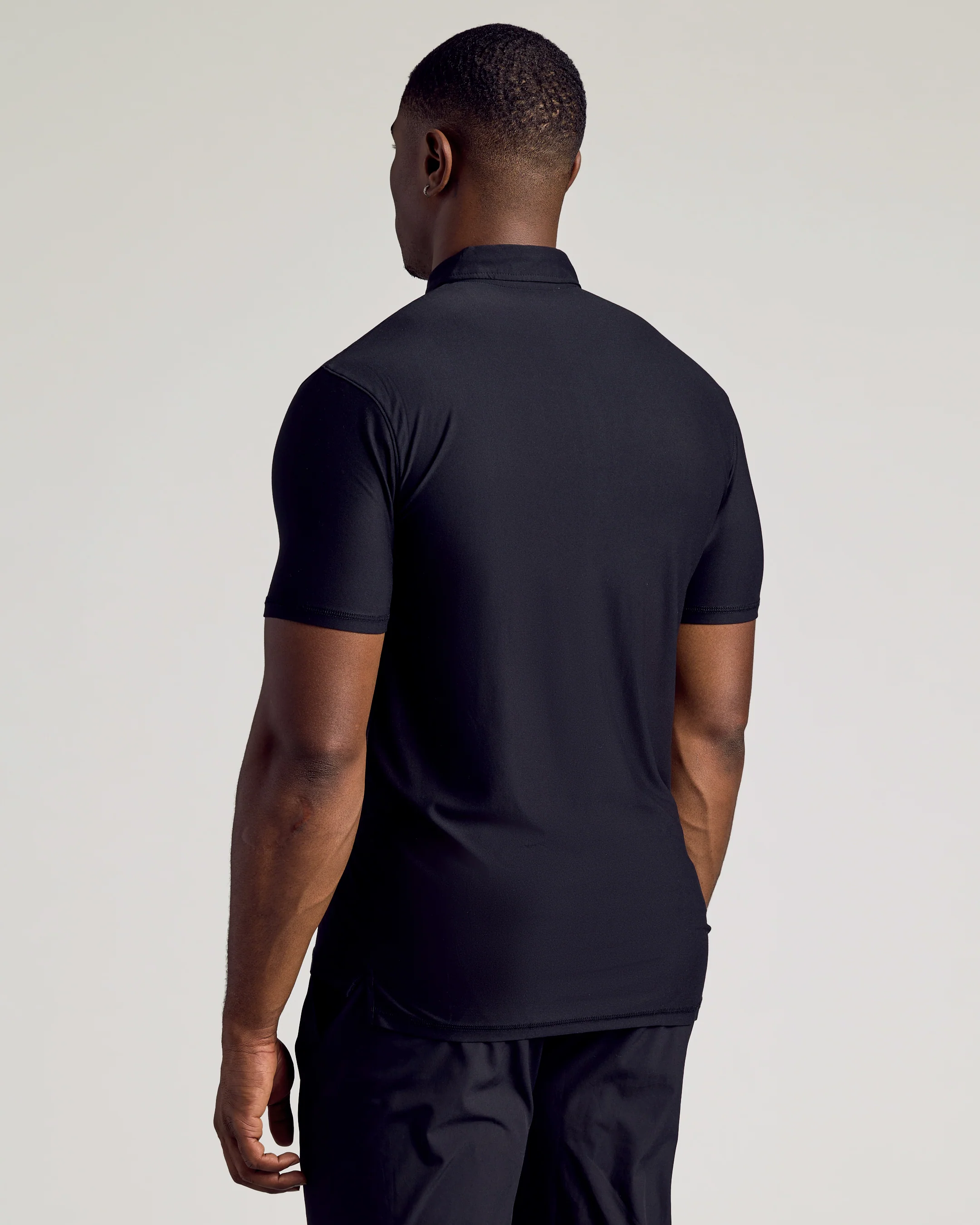 Black Tall Active Polo 3-Pack - Image 3