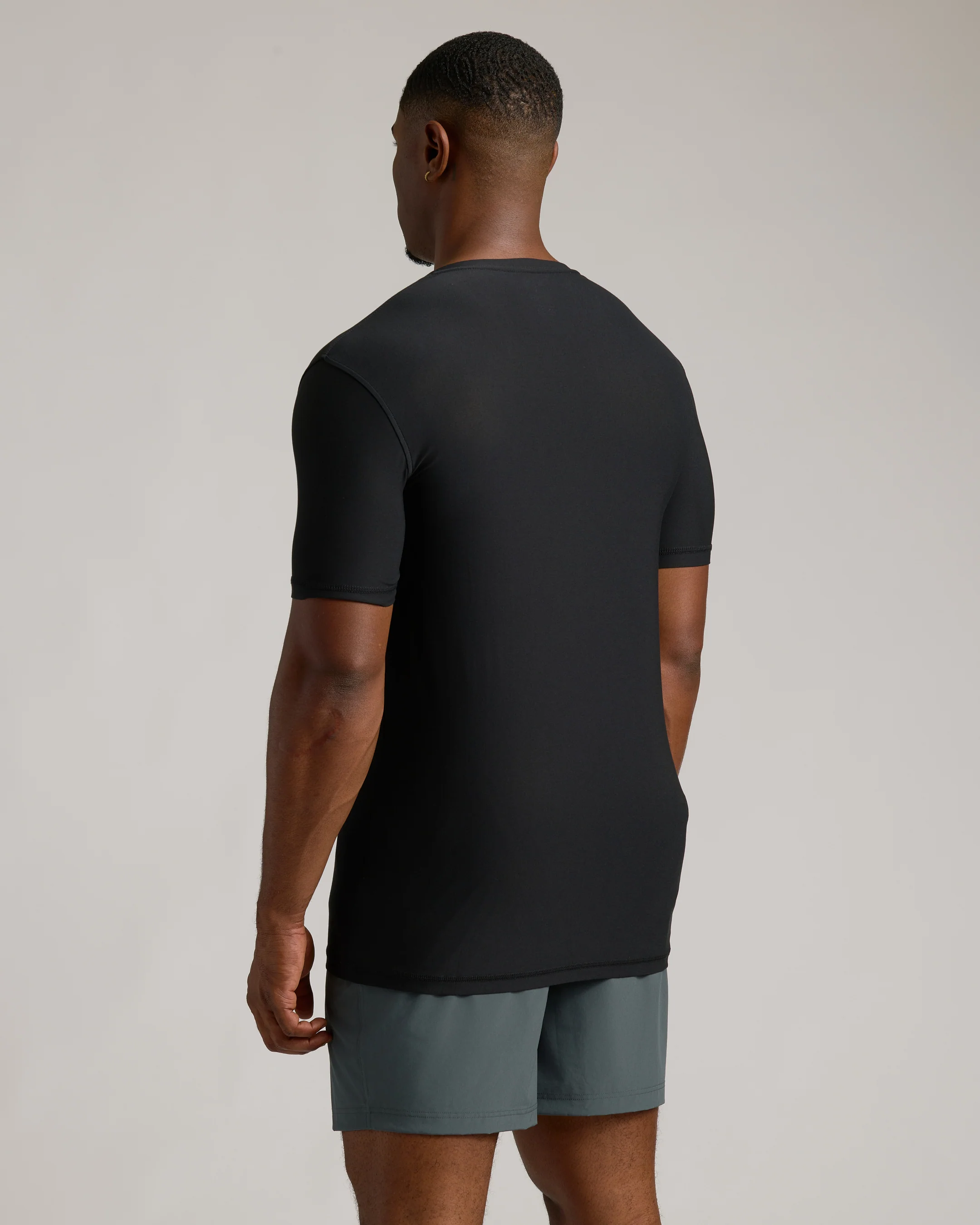 Black Tall Active V-Neck - Image 3