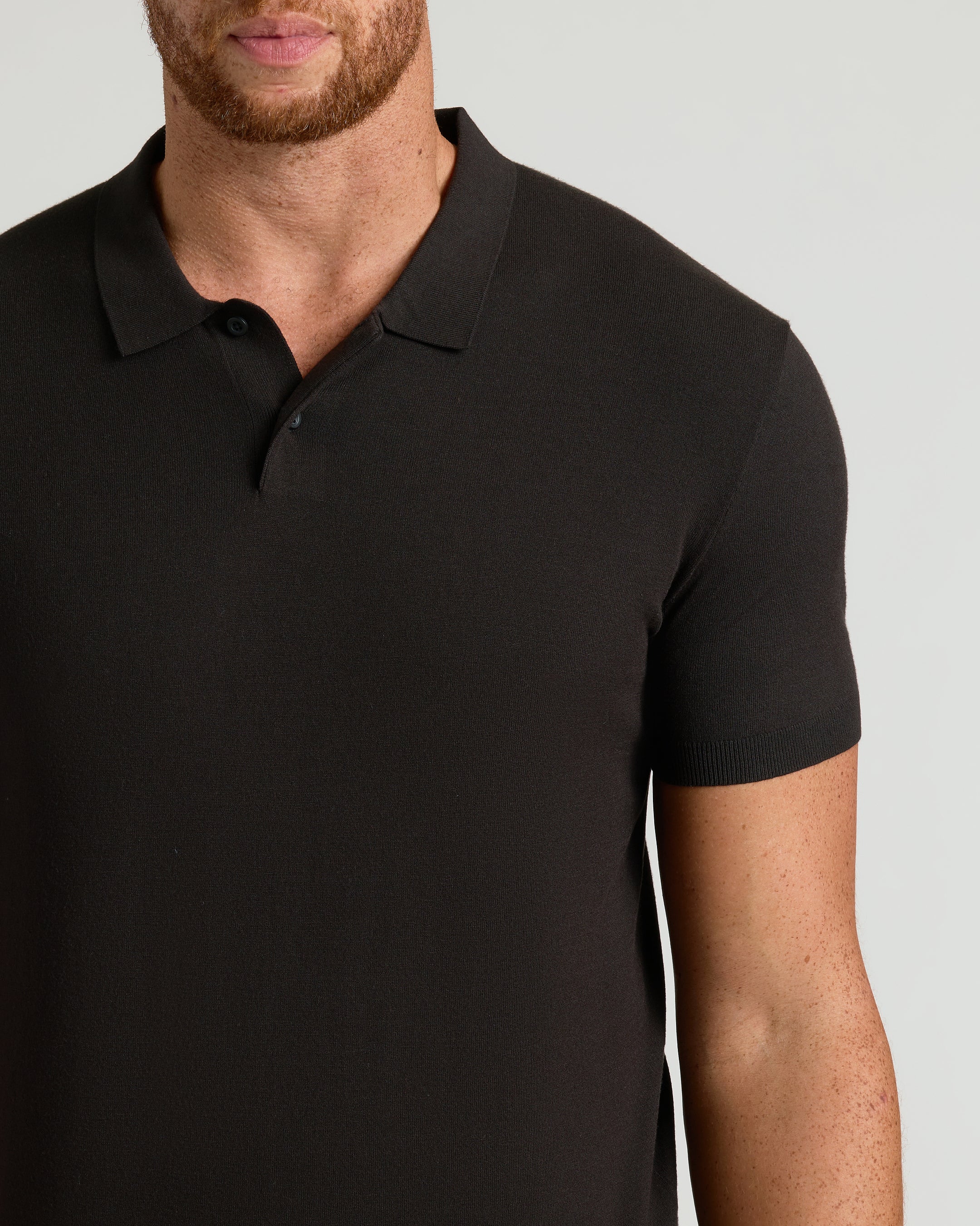 Black Tall Dressy Polo - Image 5