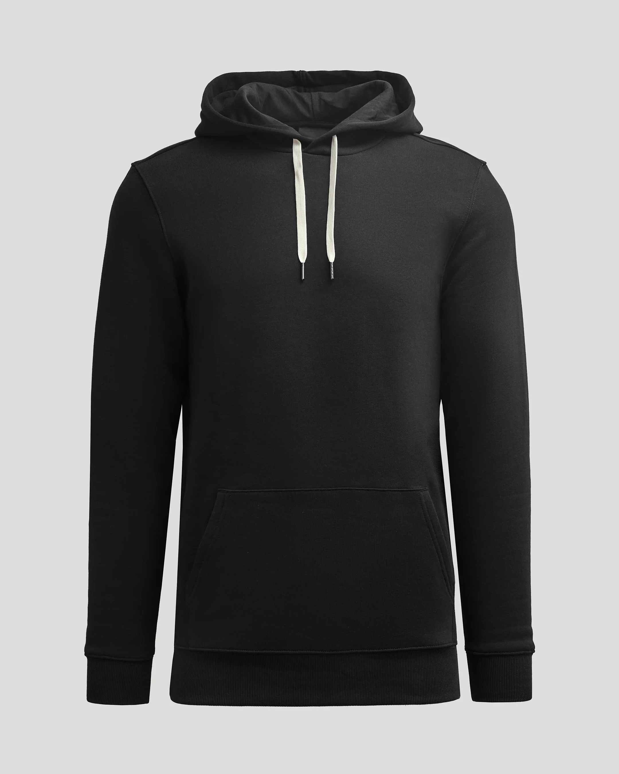 Black Tall Fleece French Terry Pullover Hoodie - Image 2