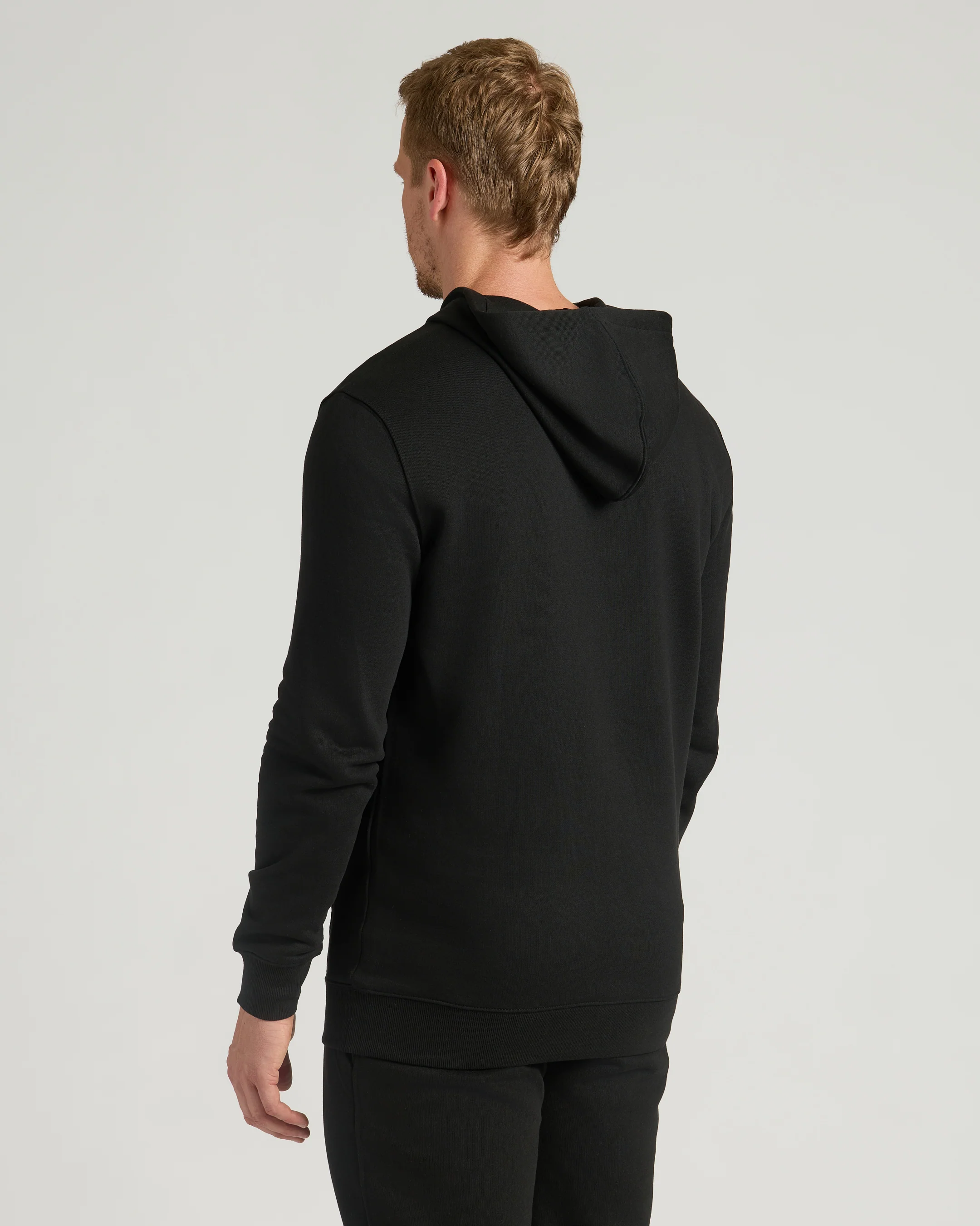 Black Tall Fleece Pullover Hoodie & Joggers 2-Pack - Image 4