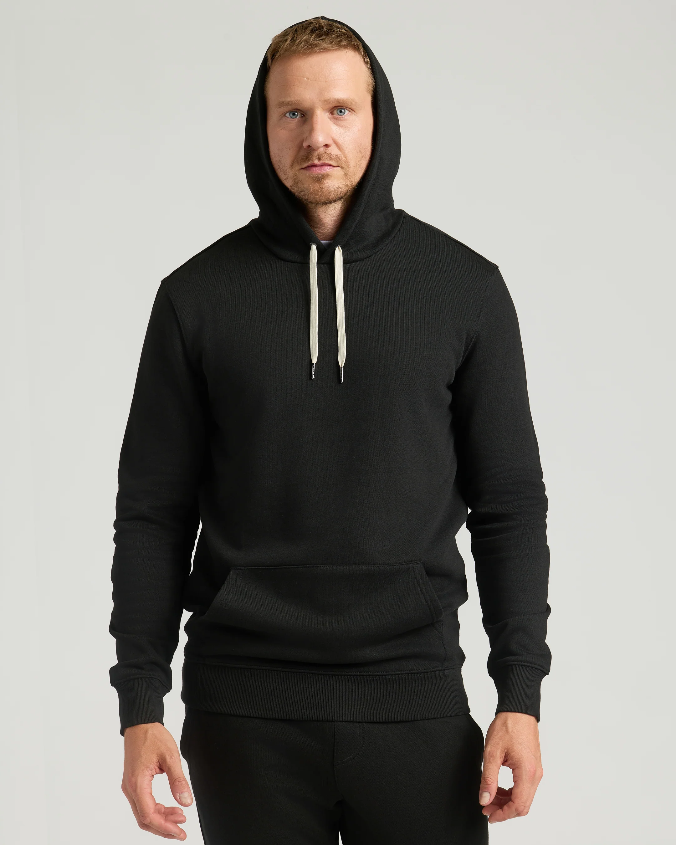 Black Tall Fleece Pullover Hoodie & Joggers 2-Pack - Image 5