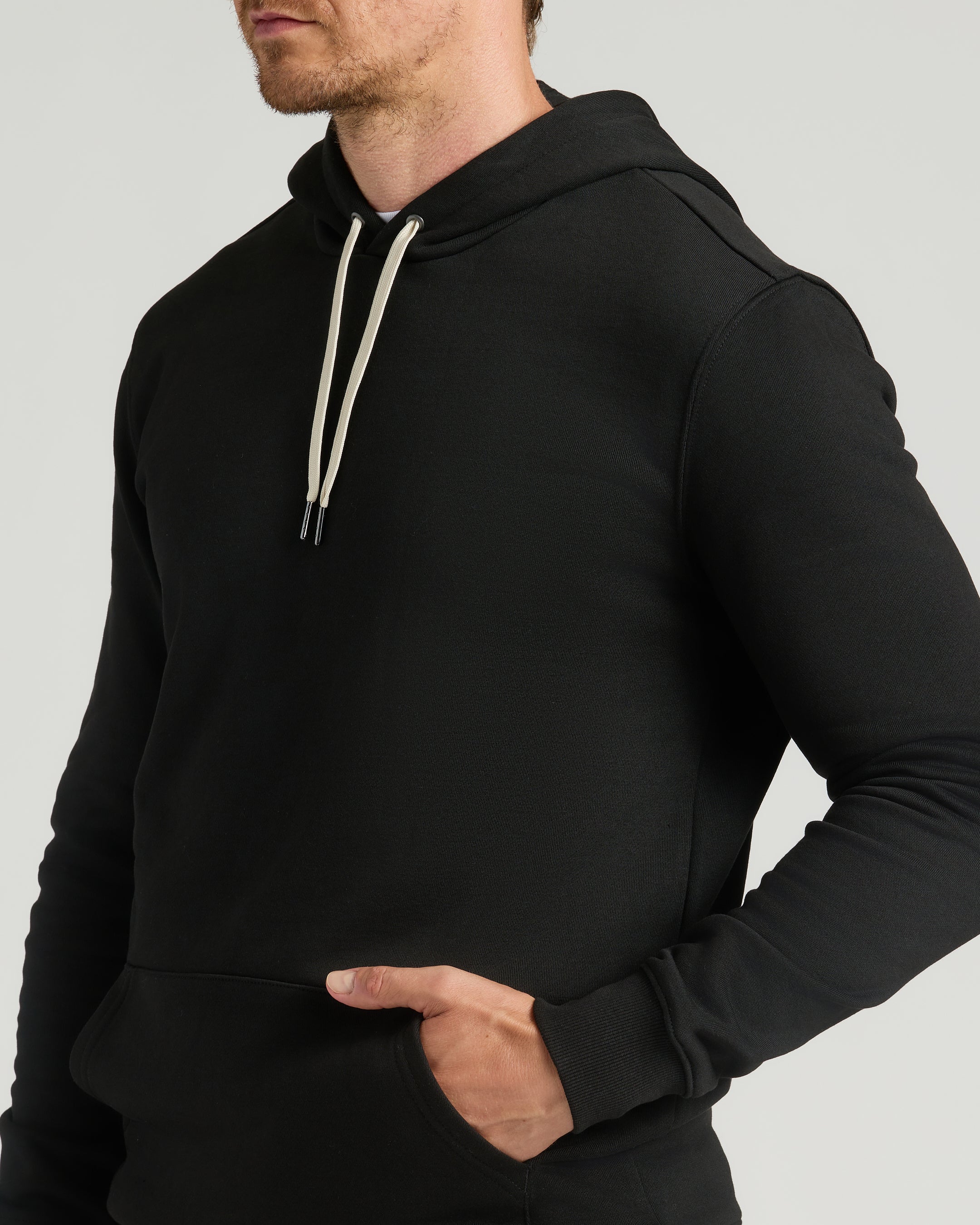 Black Tall Fleece Pullover Hoodie & Joggers 2-Pack - Image 6