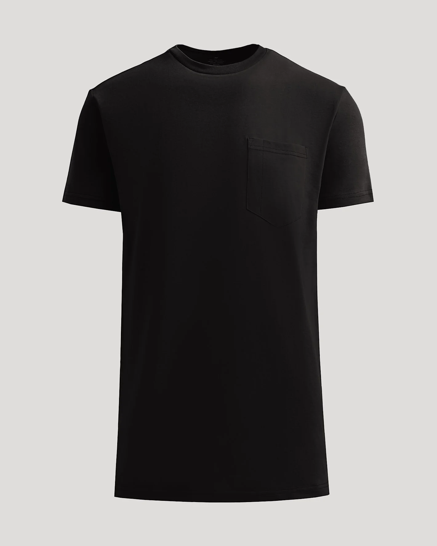 Black Tall Heavyweight Pocket Crew - Image 2