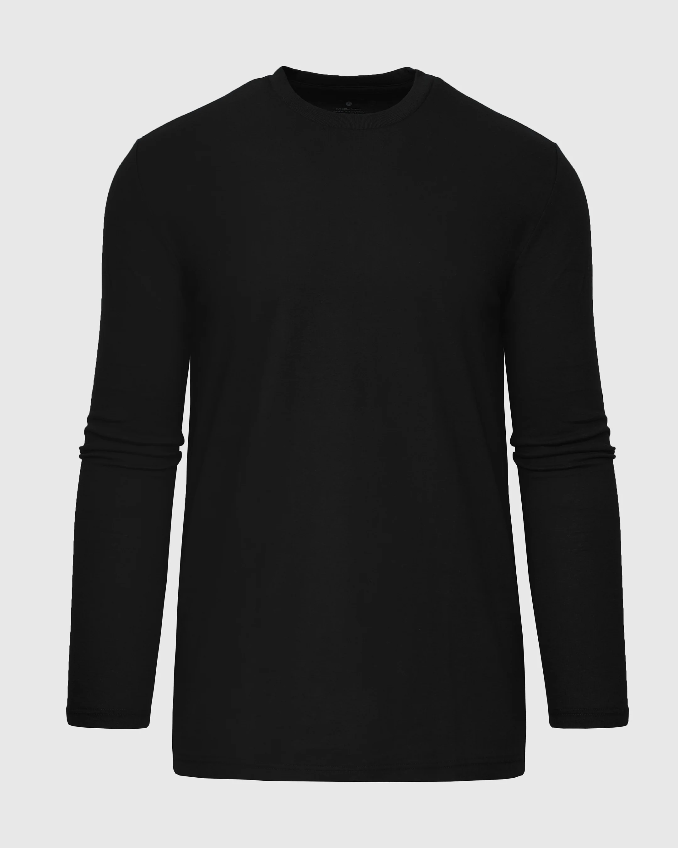 Black Tall Long Sleeve T-Shirt - Image 2