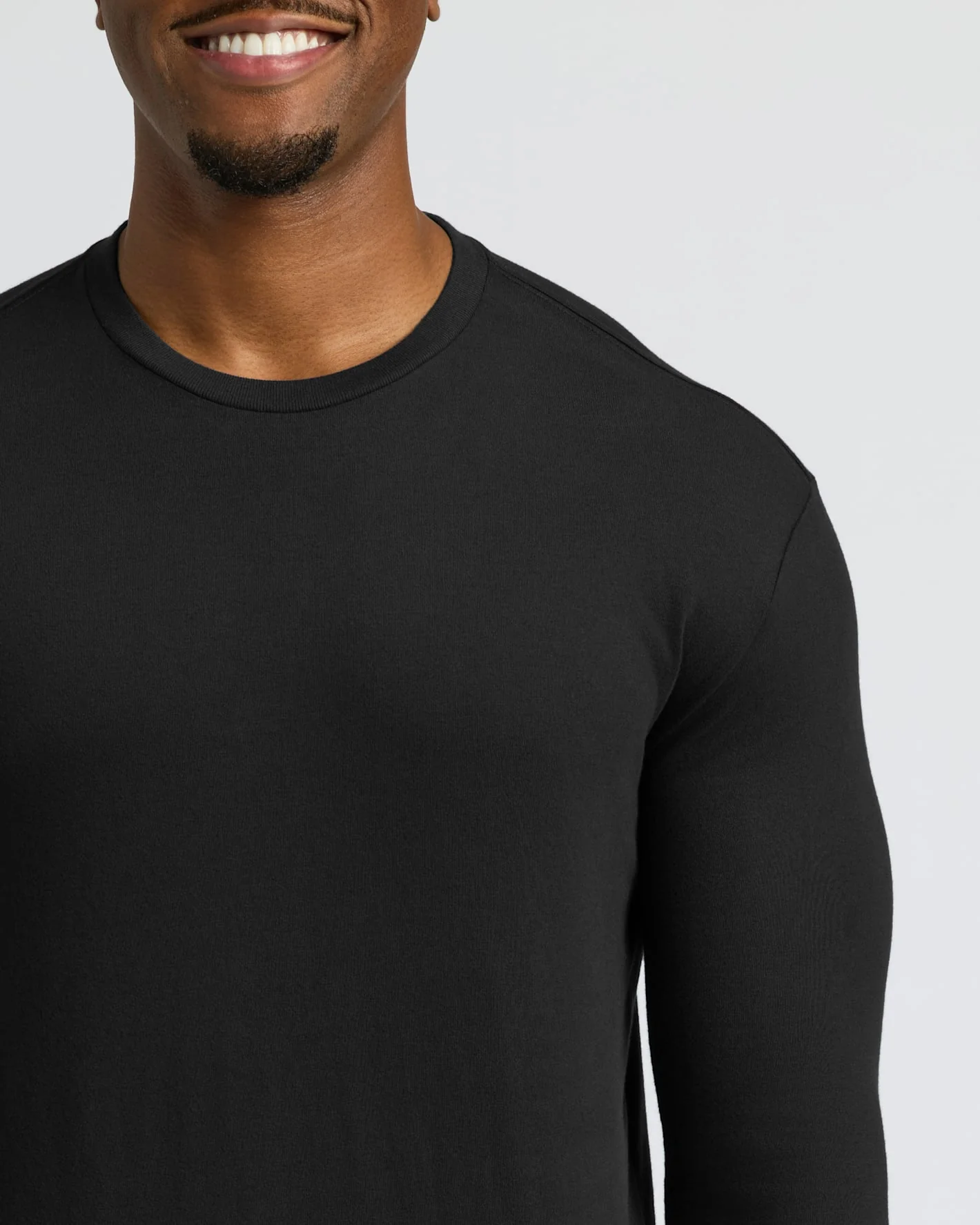 Black Tall Long Sleeve T-Shirt - Image 5
