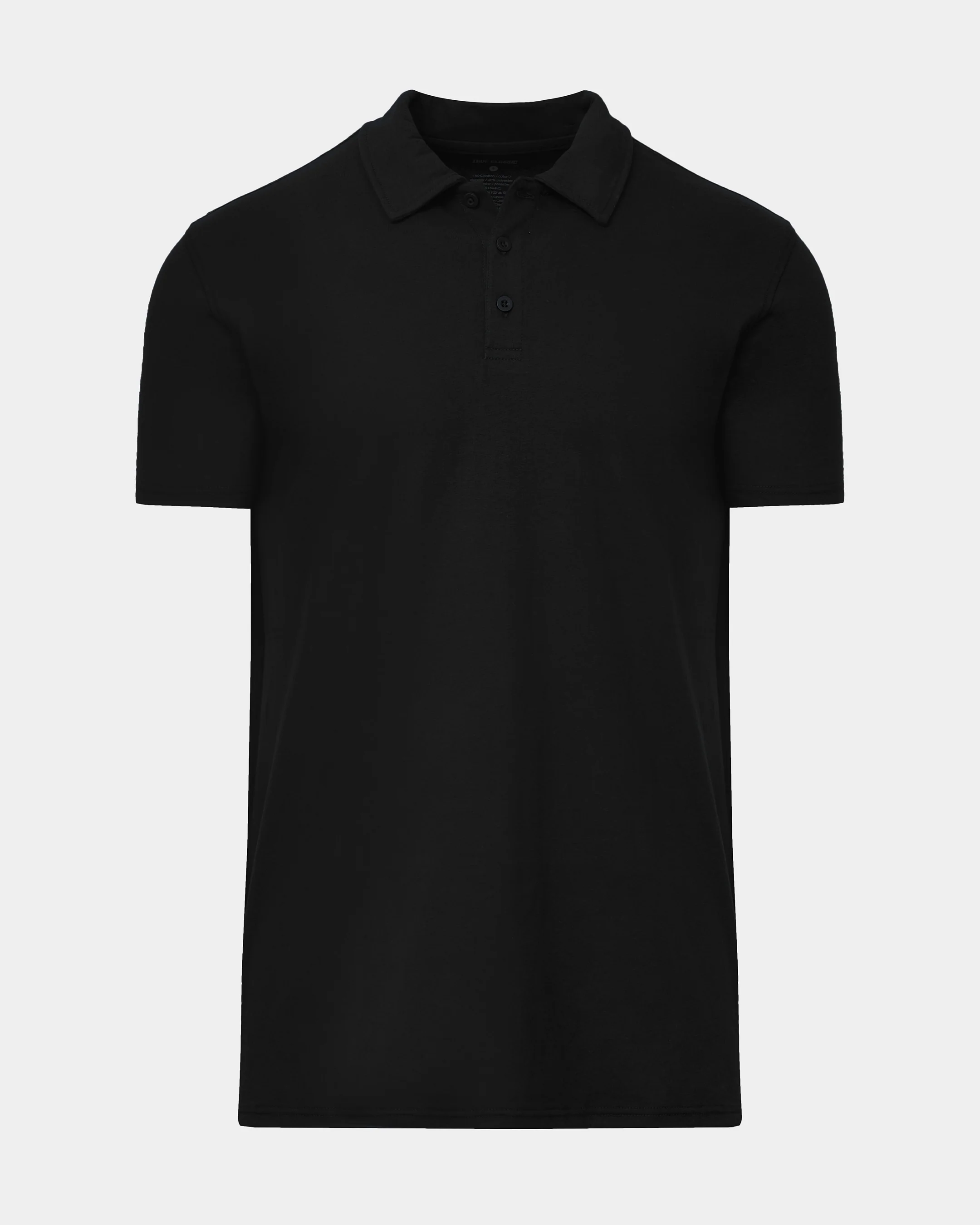 Black Short Sleeve Tall Polo - Image 2