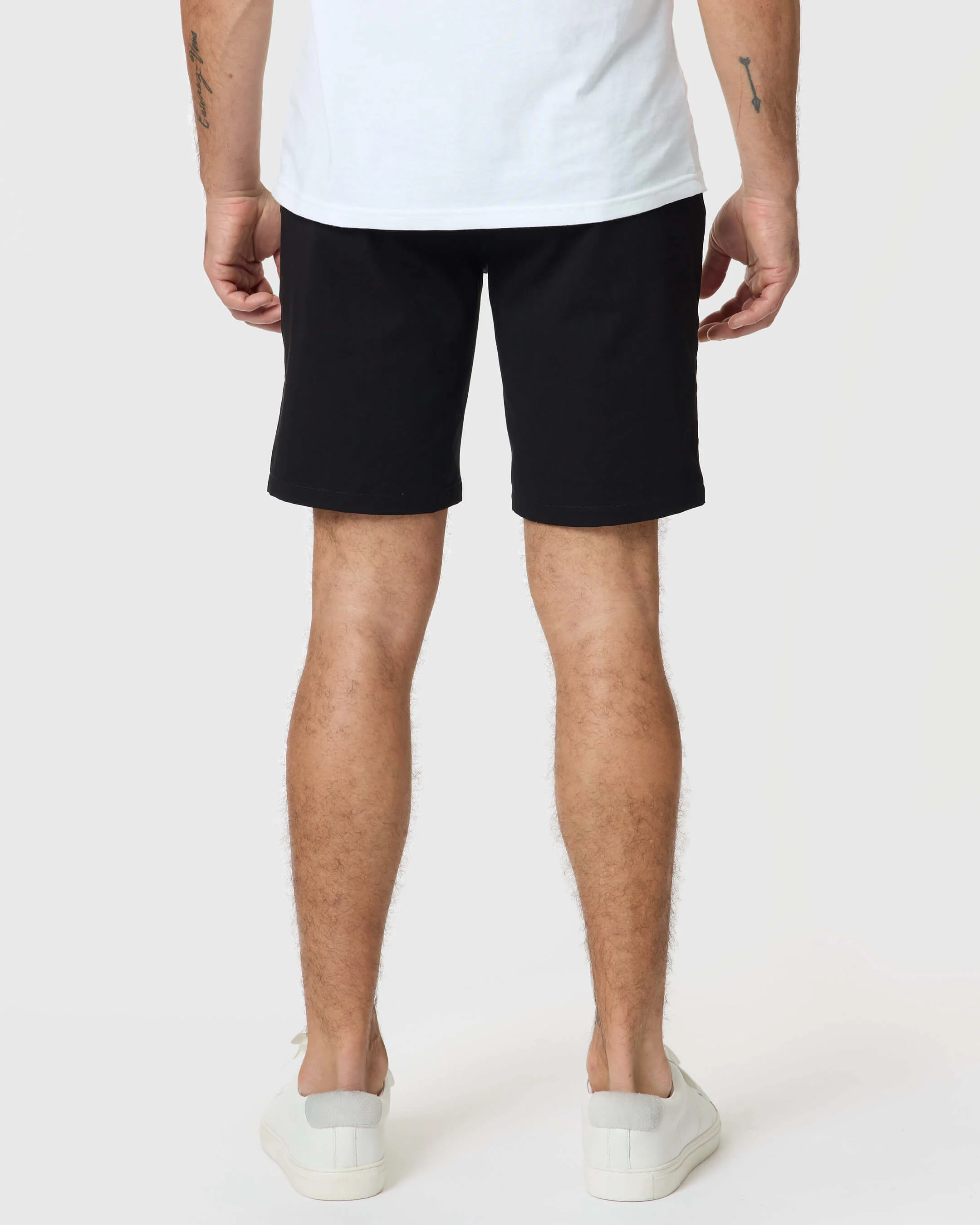 9" Black Classic Twill Shorts - Image 3