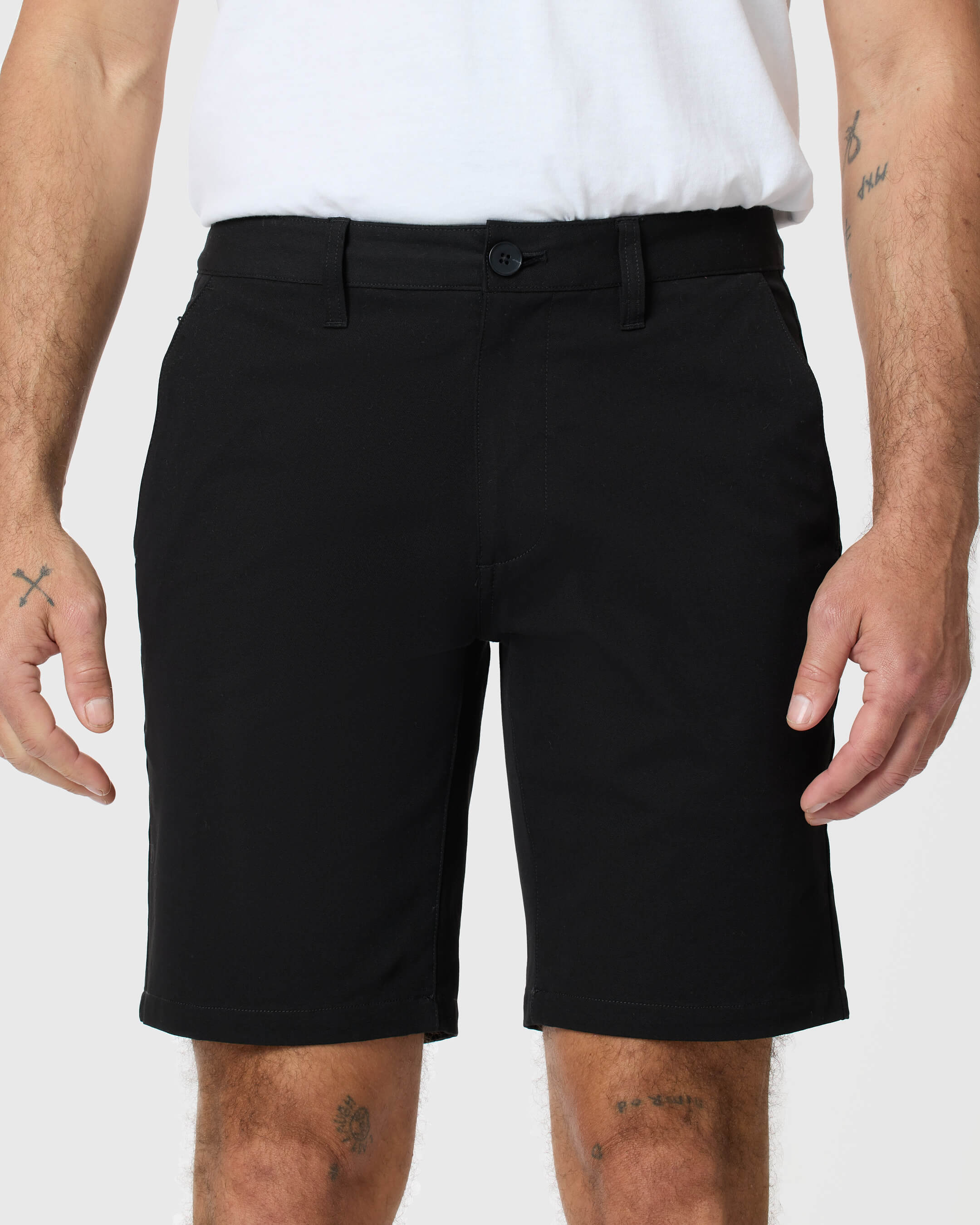 9" Black Classic Twill Shorts - Image 5