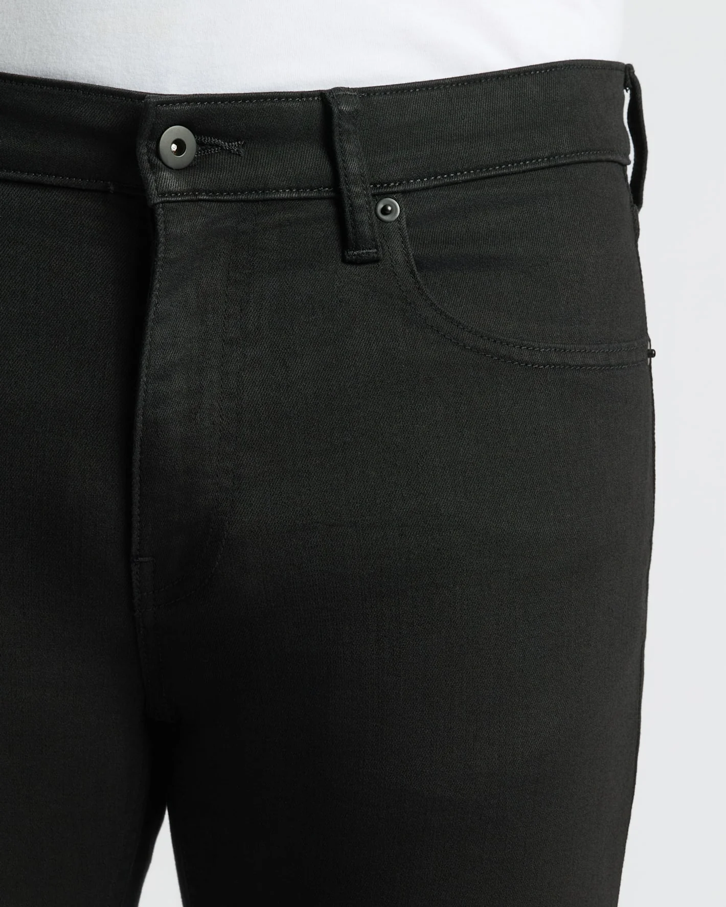 Black Wash Slim Comfort Stretch Jeans - Image 6