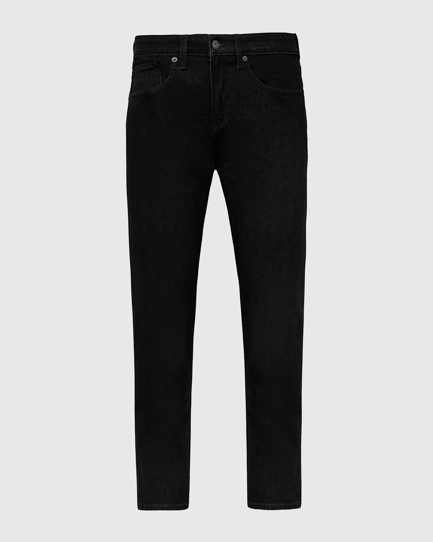 Black Wash Slim Authentic Denim Jeans - Image 2