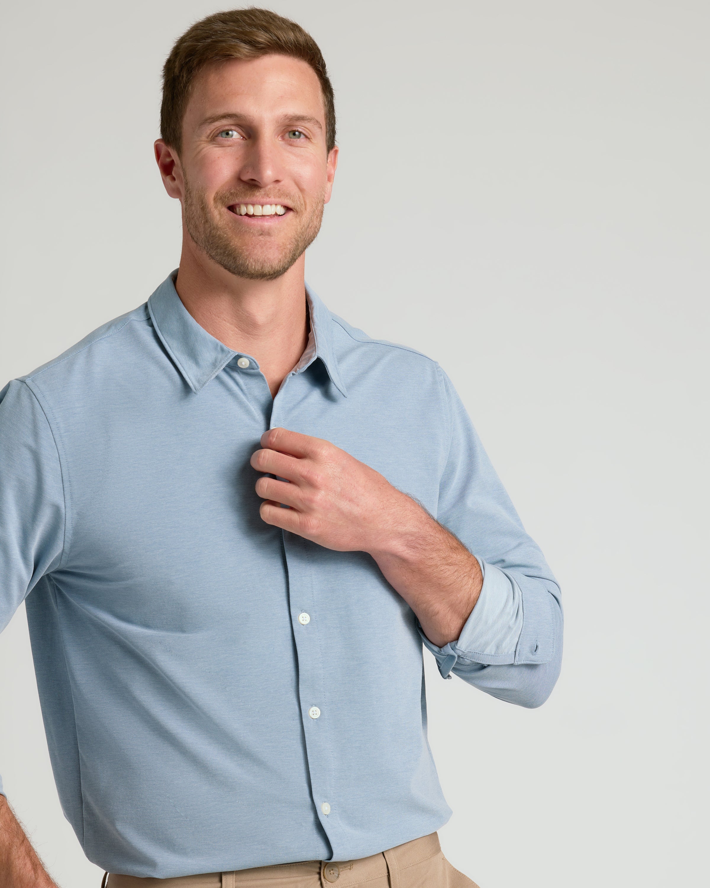Blue Stretch Oxford 2.0 - Image 5