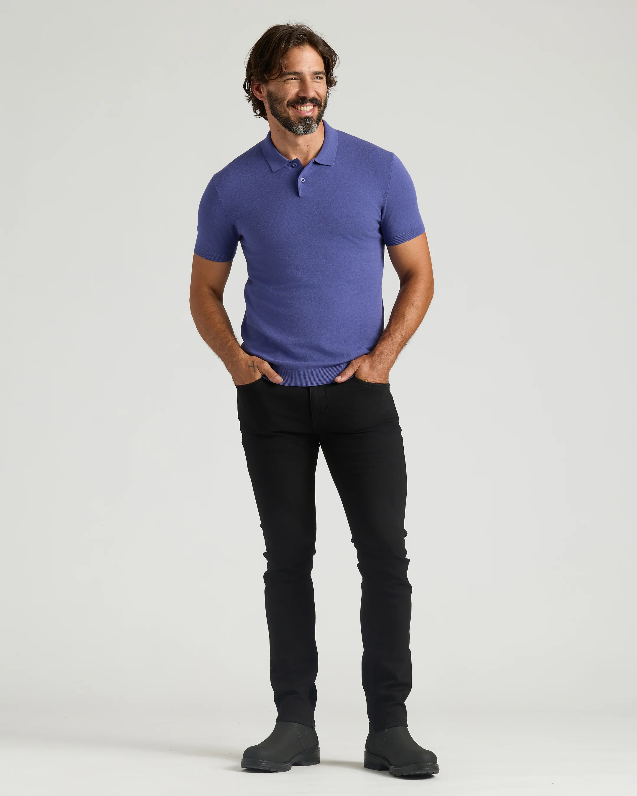 Blueberry Dressy Polo - Image 4