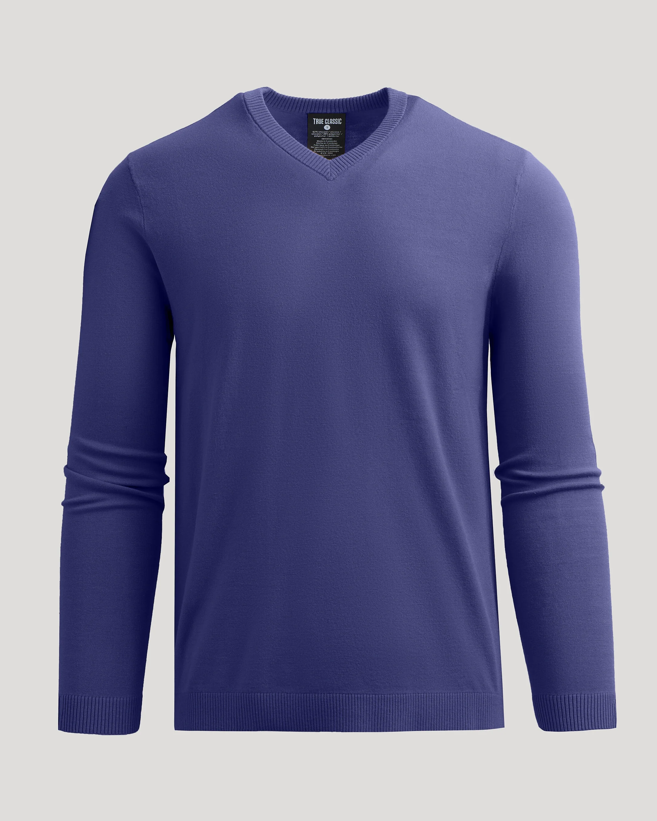 Blueberry Dressy V-Neck Sweater - Image 2