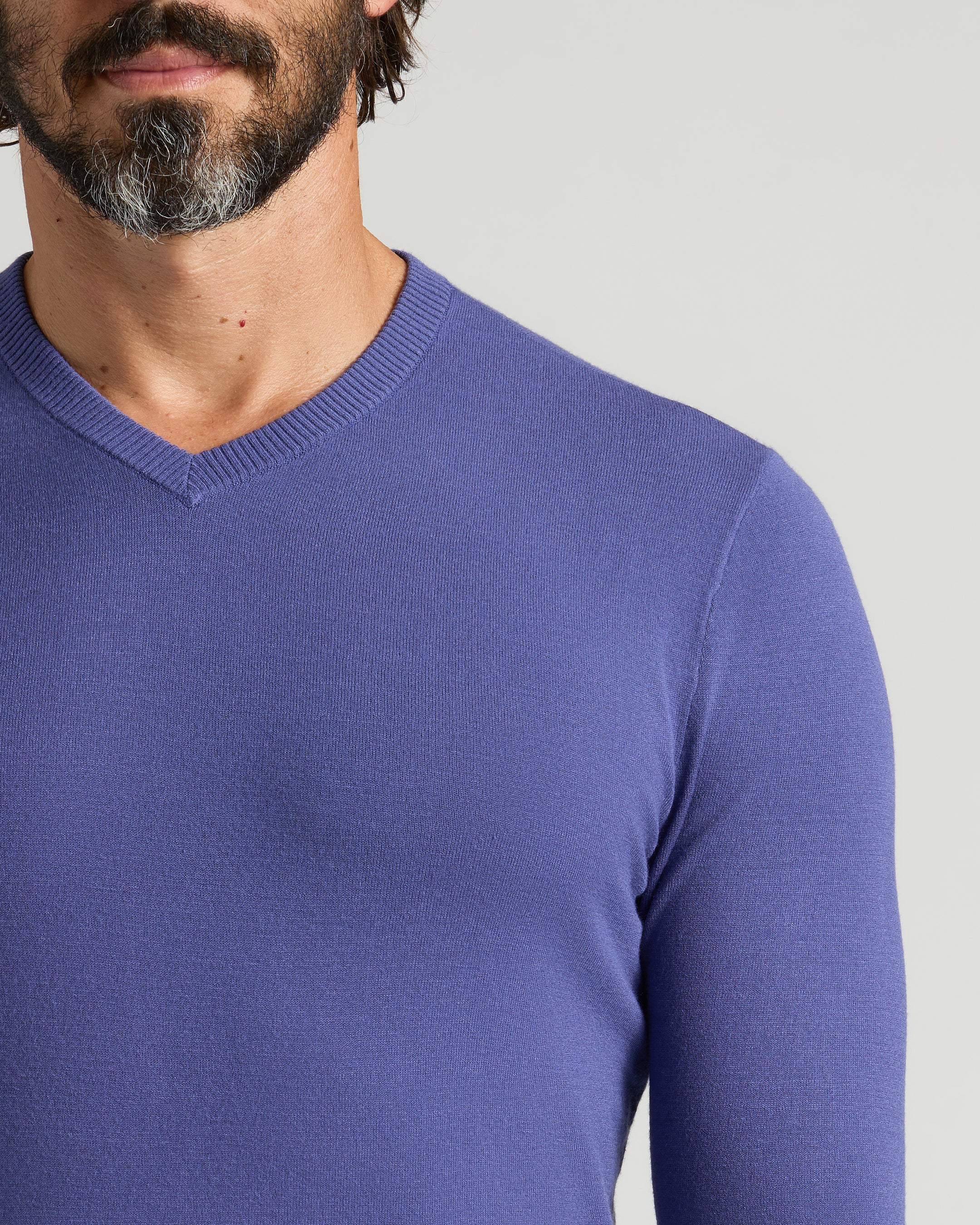 Blueberry Dressy V-Neck Sweater - Image 6