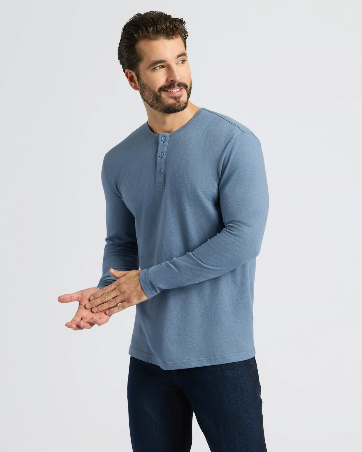 Blues Long Sleeve Henley 3-Pack - Image 5