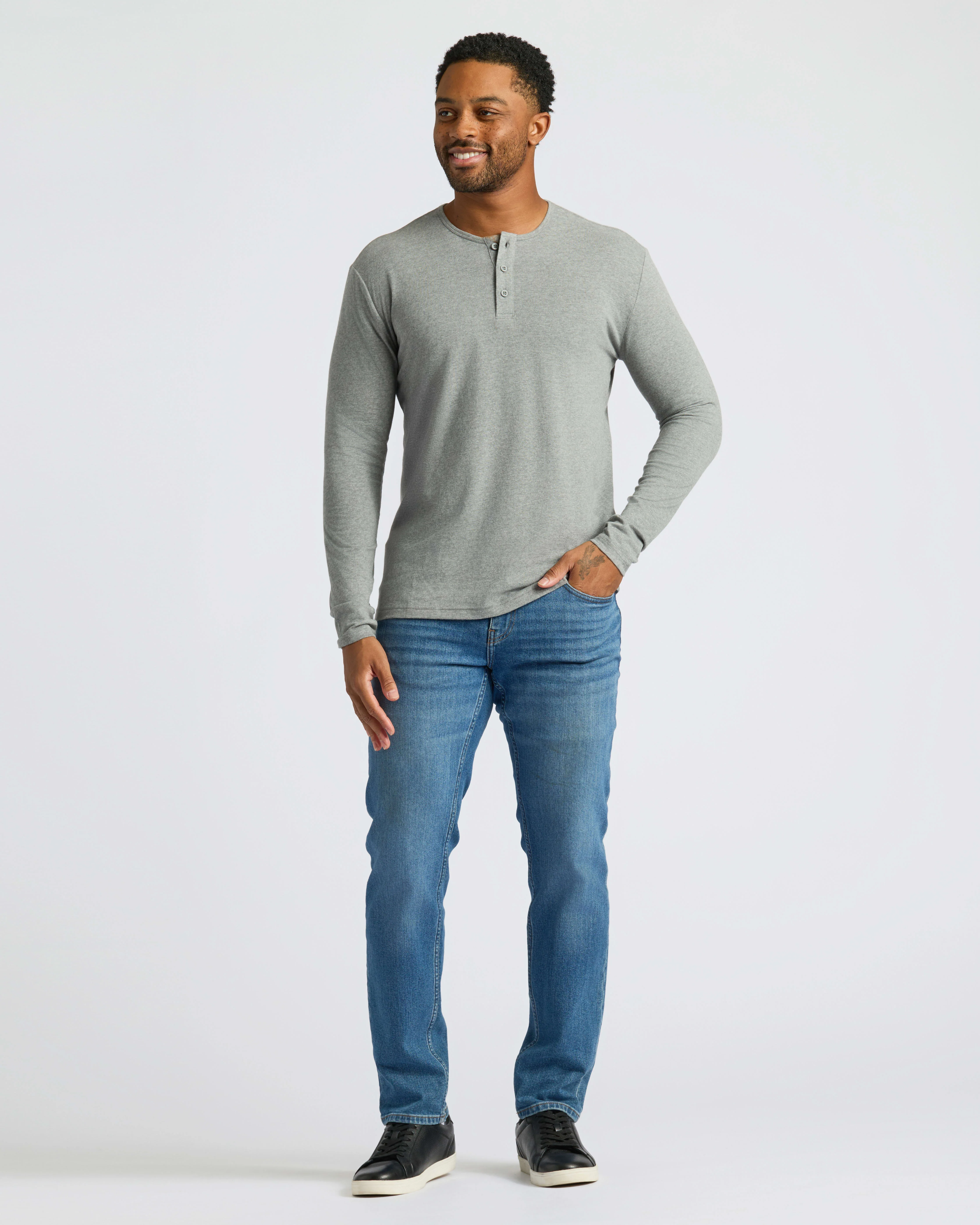 Blues Long Sleeve Henley 3-Pack - Image 6
