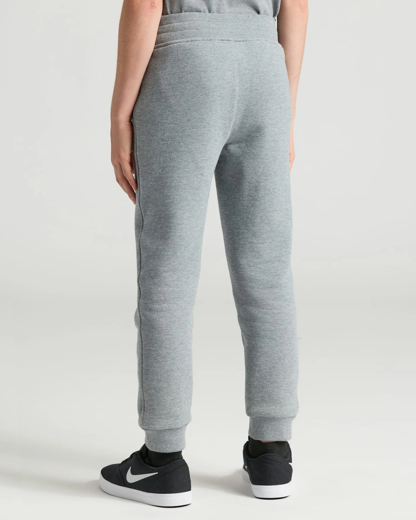 Boys' Black & Medium Heather Gray Fleece Joggers 2-Pack - Image 4
