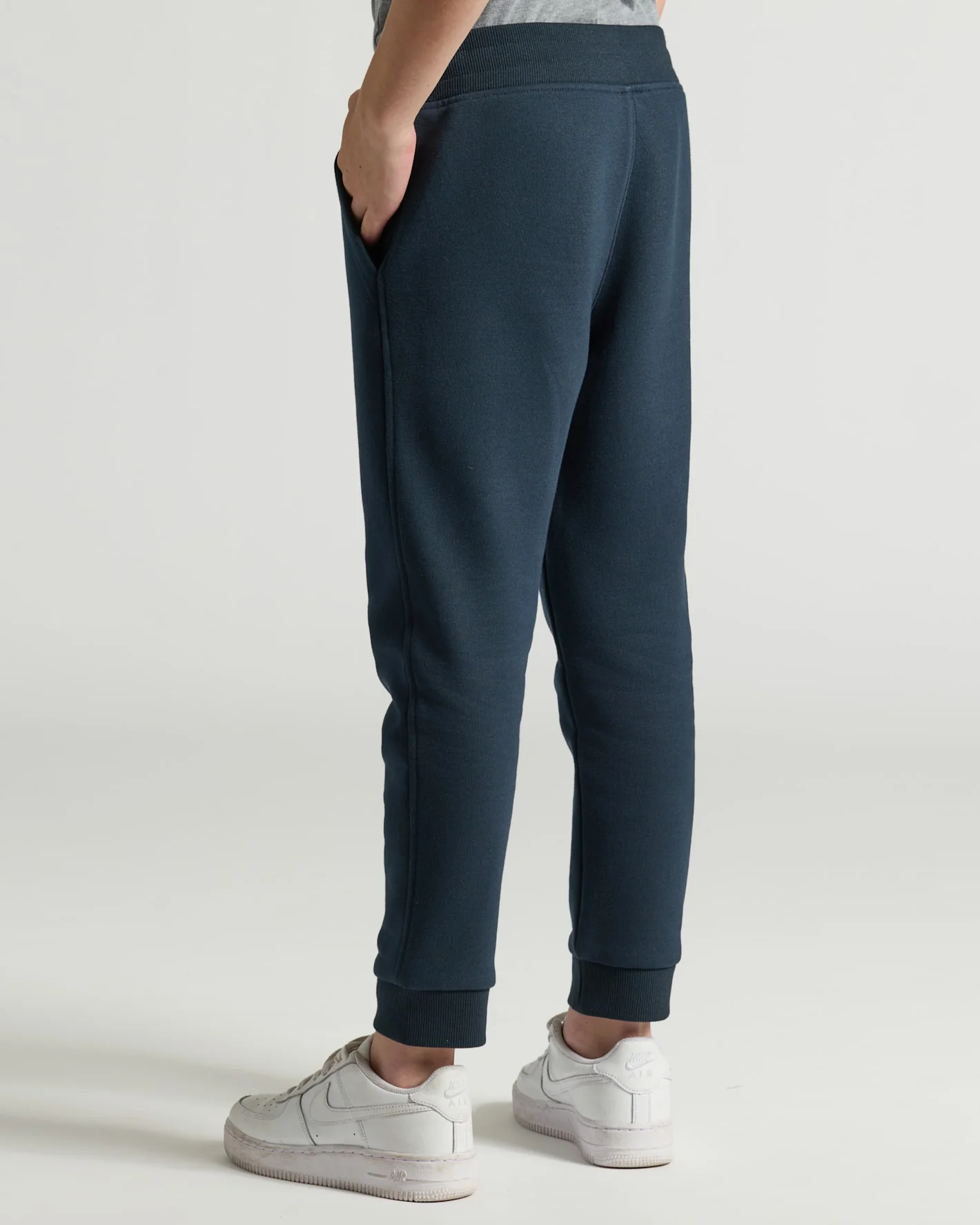 Boys' Black & Navy Fleece Joggers 2-Pack - Image 8